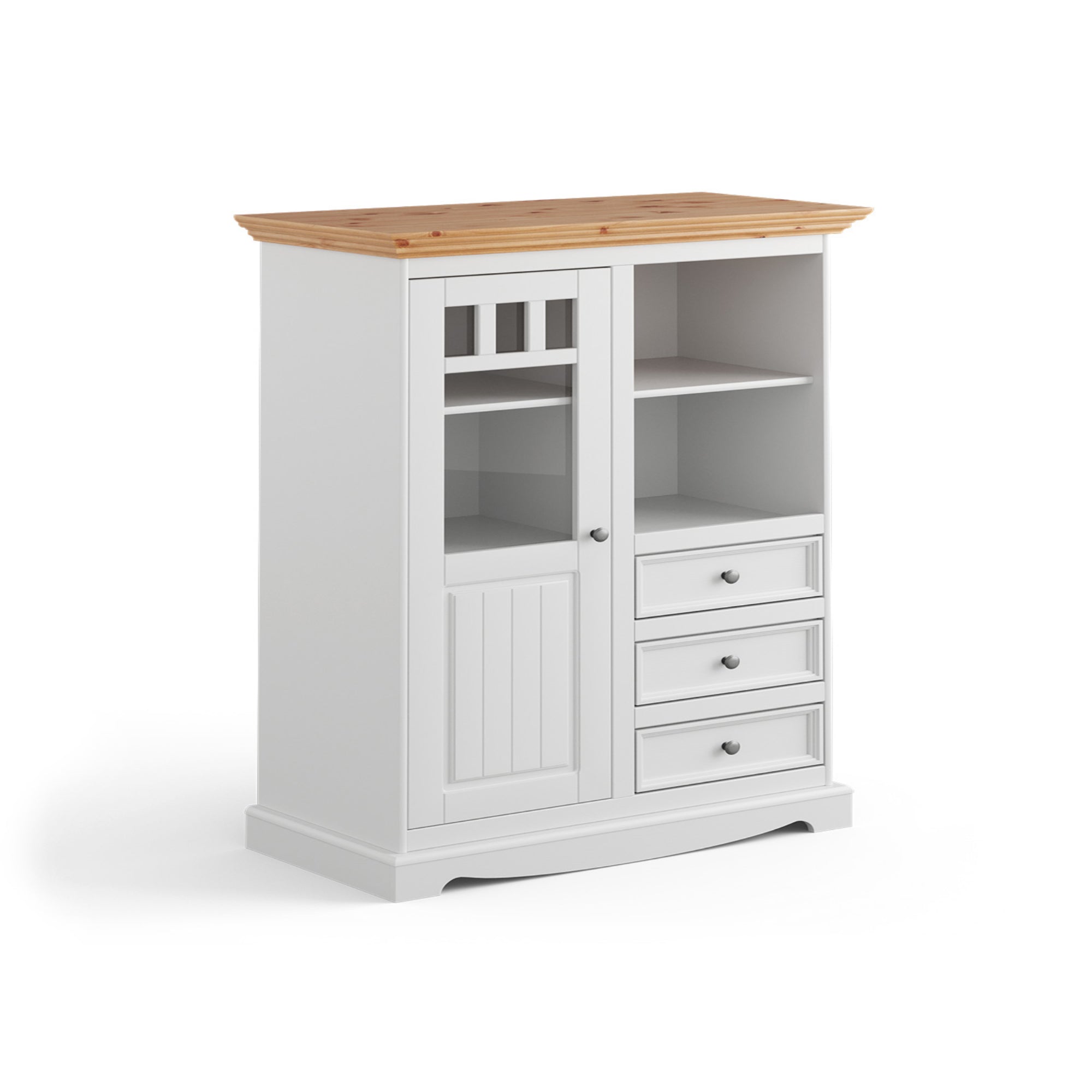 Vitrina Belluno 44x130 cm  Materijal: Masivna Borovina