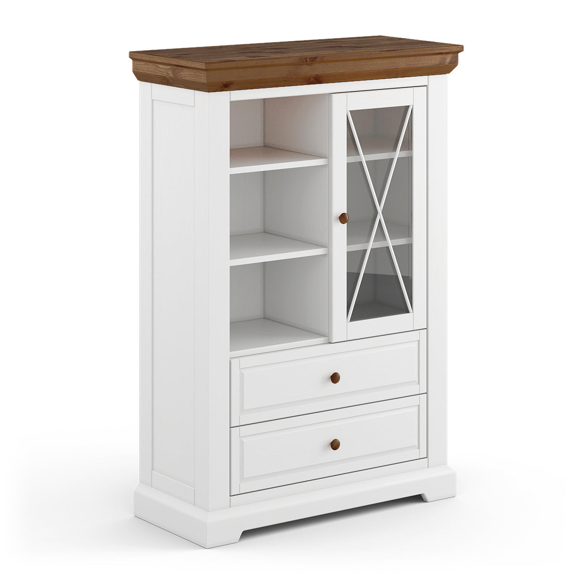 Vitrina Marone 41,2x139,8 cm, Materijal: Masivna Borovina