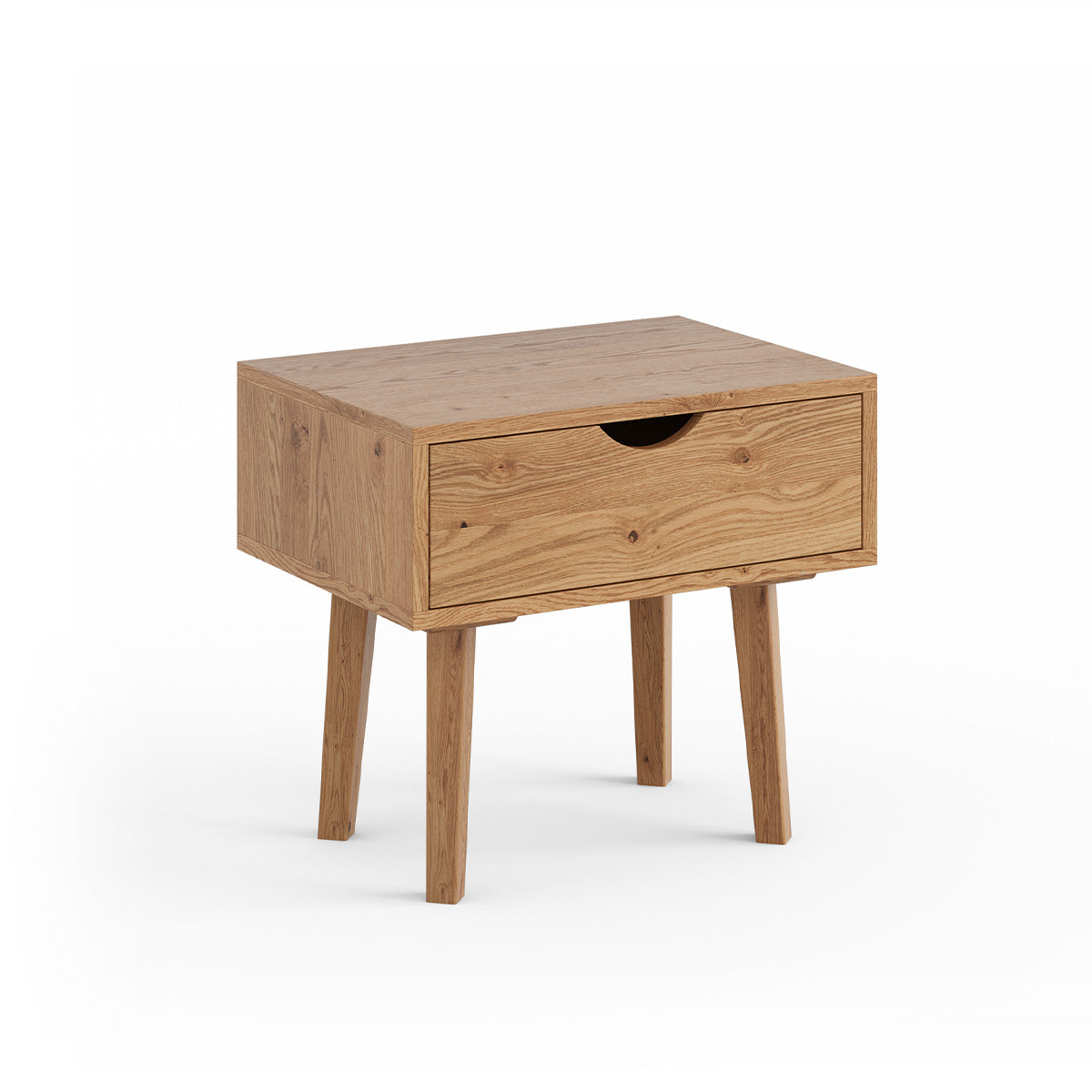 Noćni ormarić Simona, Materijal: Masivno Drvo Hrast