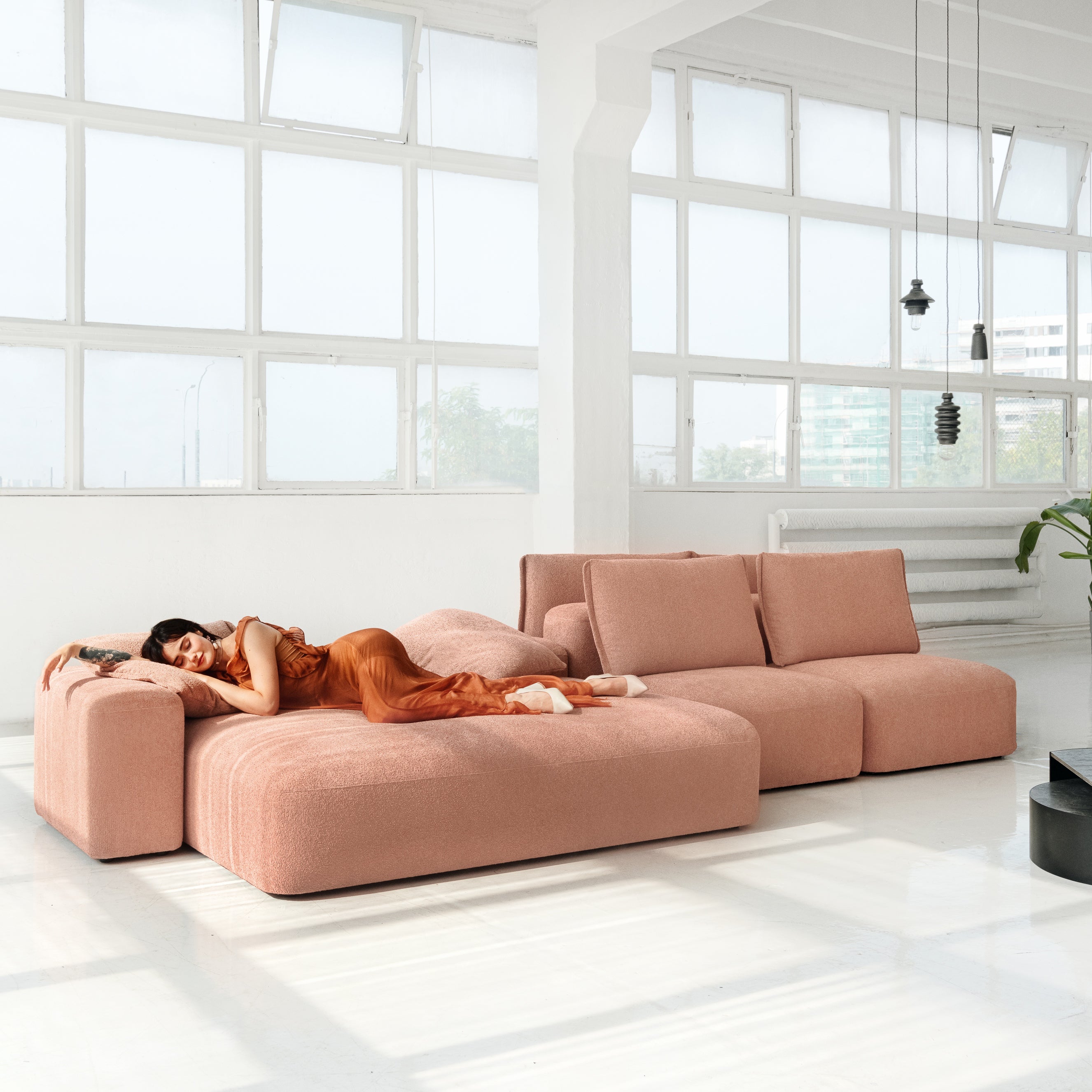 Modularna garnitura Dune, Materijal: Mogućnost izbora