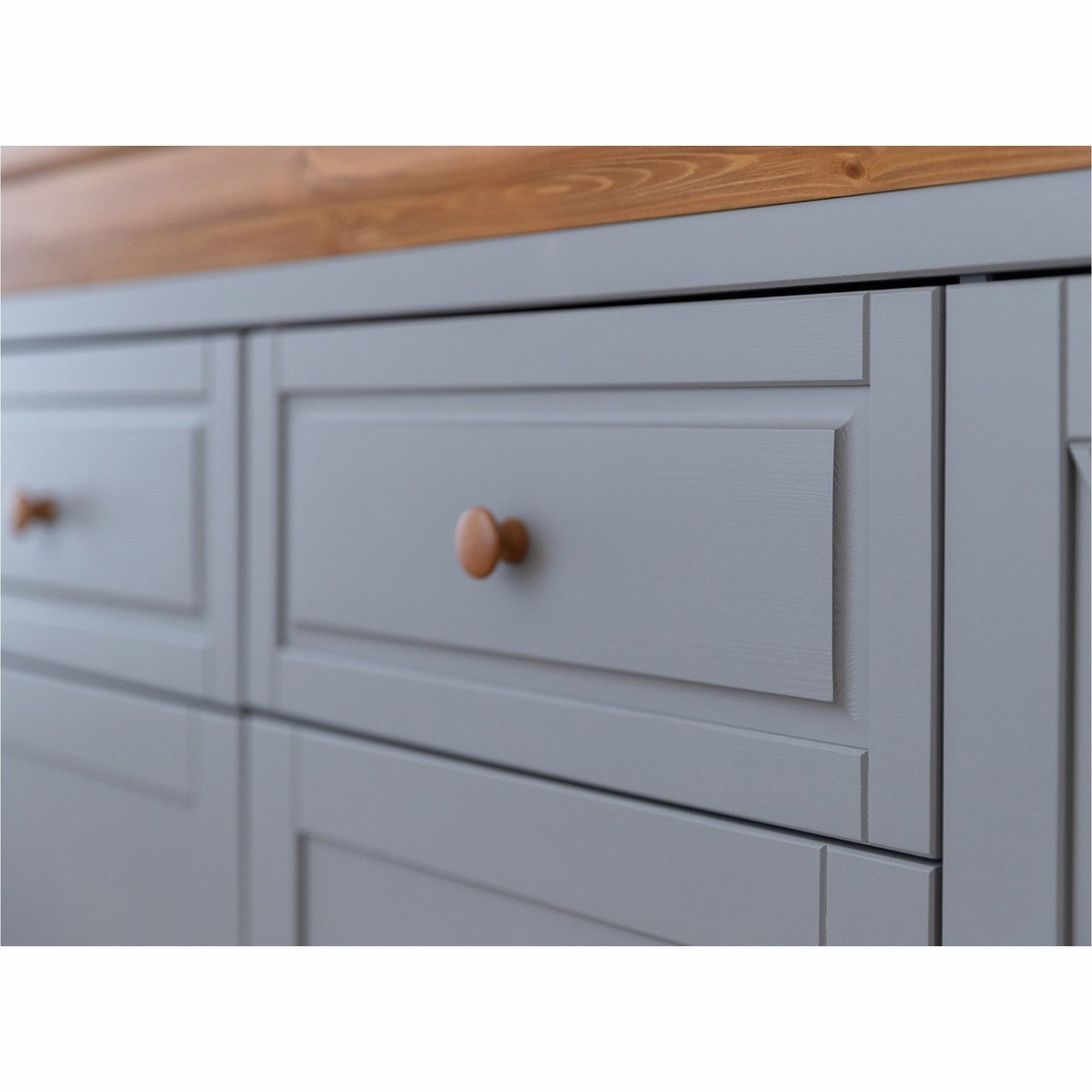 Komoda Marone 131x41 cm, Materijal: Masivna Borovina