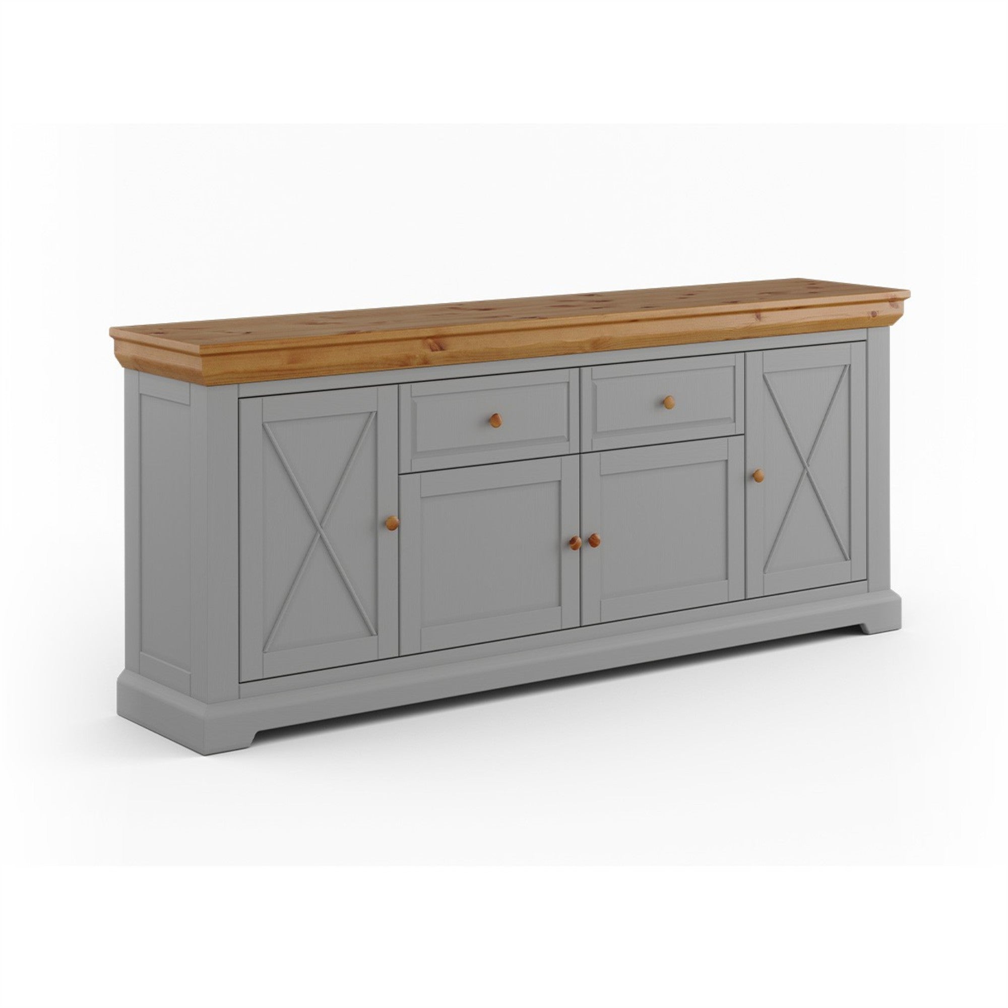 Komoda Marone 84x41 cm, Materijal: Masivna Borovina