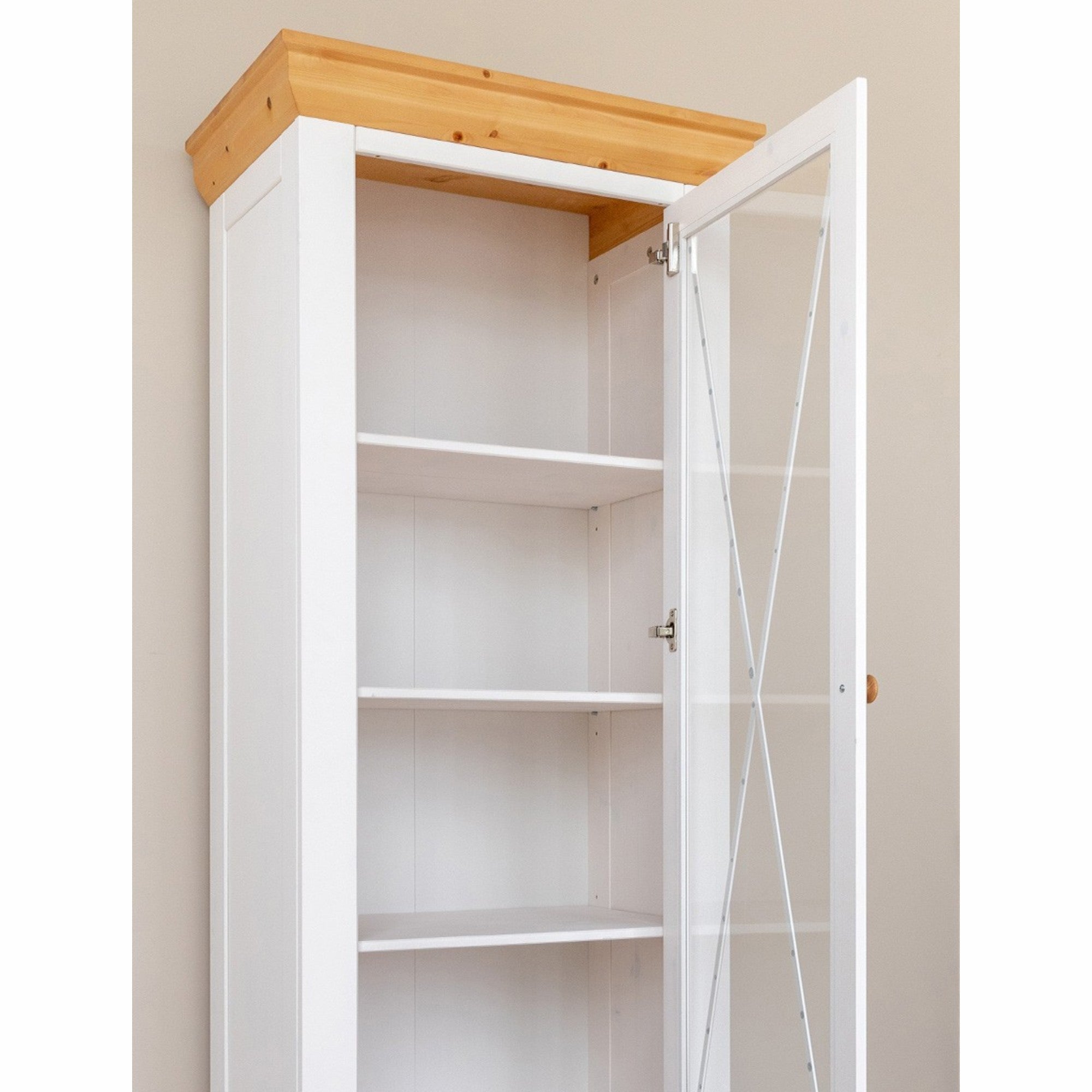 Vitrina Marone 41x199 cm, Materijal: Masivna Borovina