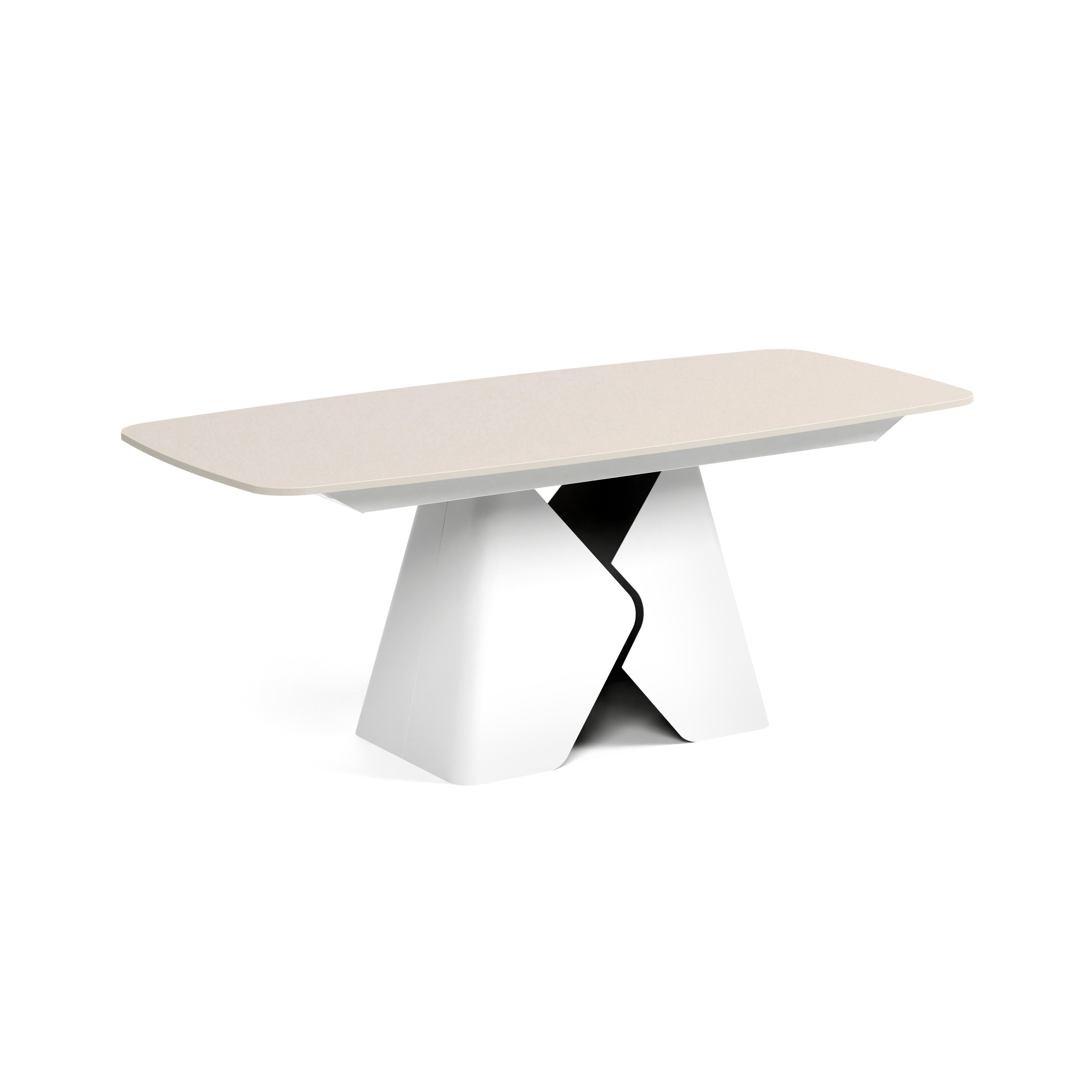 Produljivi stol Prisma, Materijal: Laminirana ploča