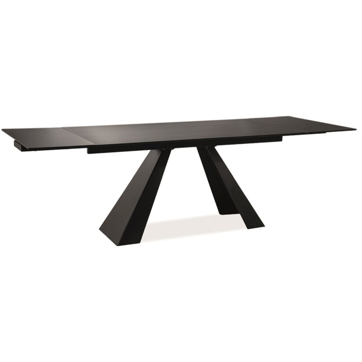 Blagovaonski stol Salvadore, Materijal: Kaljeno staklo