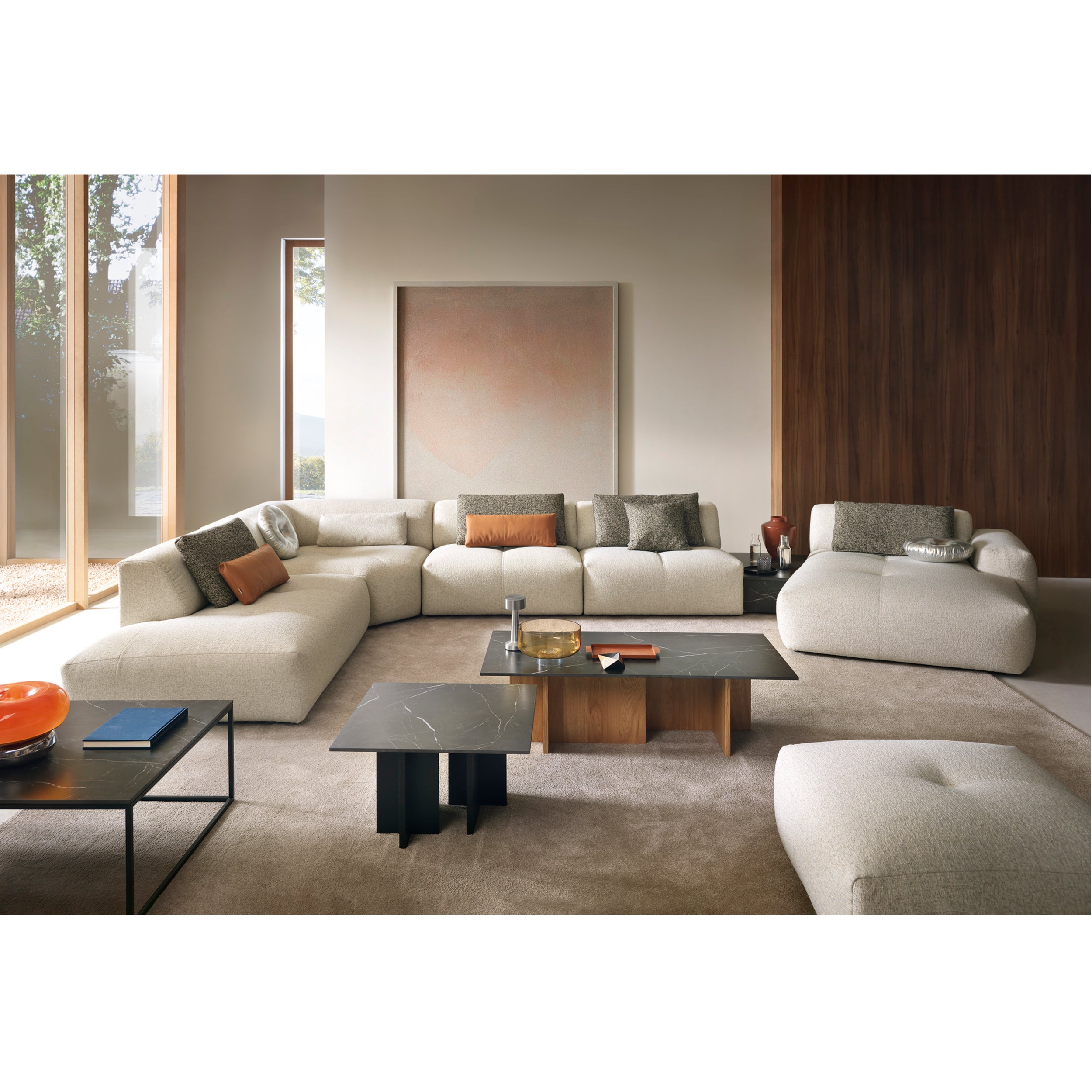 Kutna garnitura Calm 519x280cm, Materijal: Mogućnost izbora