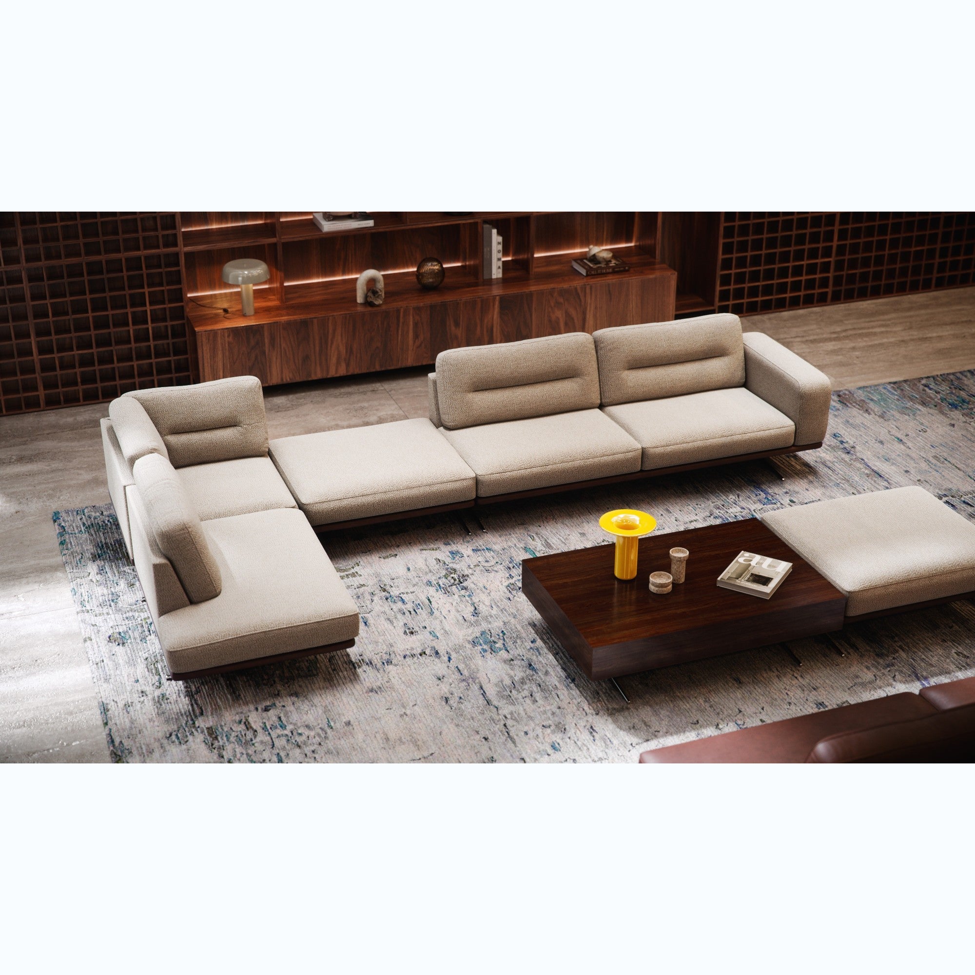 Kutna garnitura Bologna 415x207 cm, Materijal: Mogućnost izbora