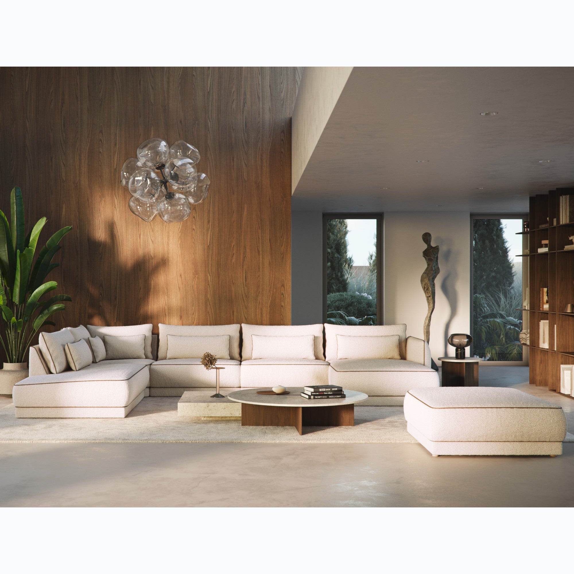 Kutna garnitura Yves 431x253 cm, Materijal: Mogućnost izbora
