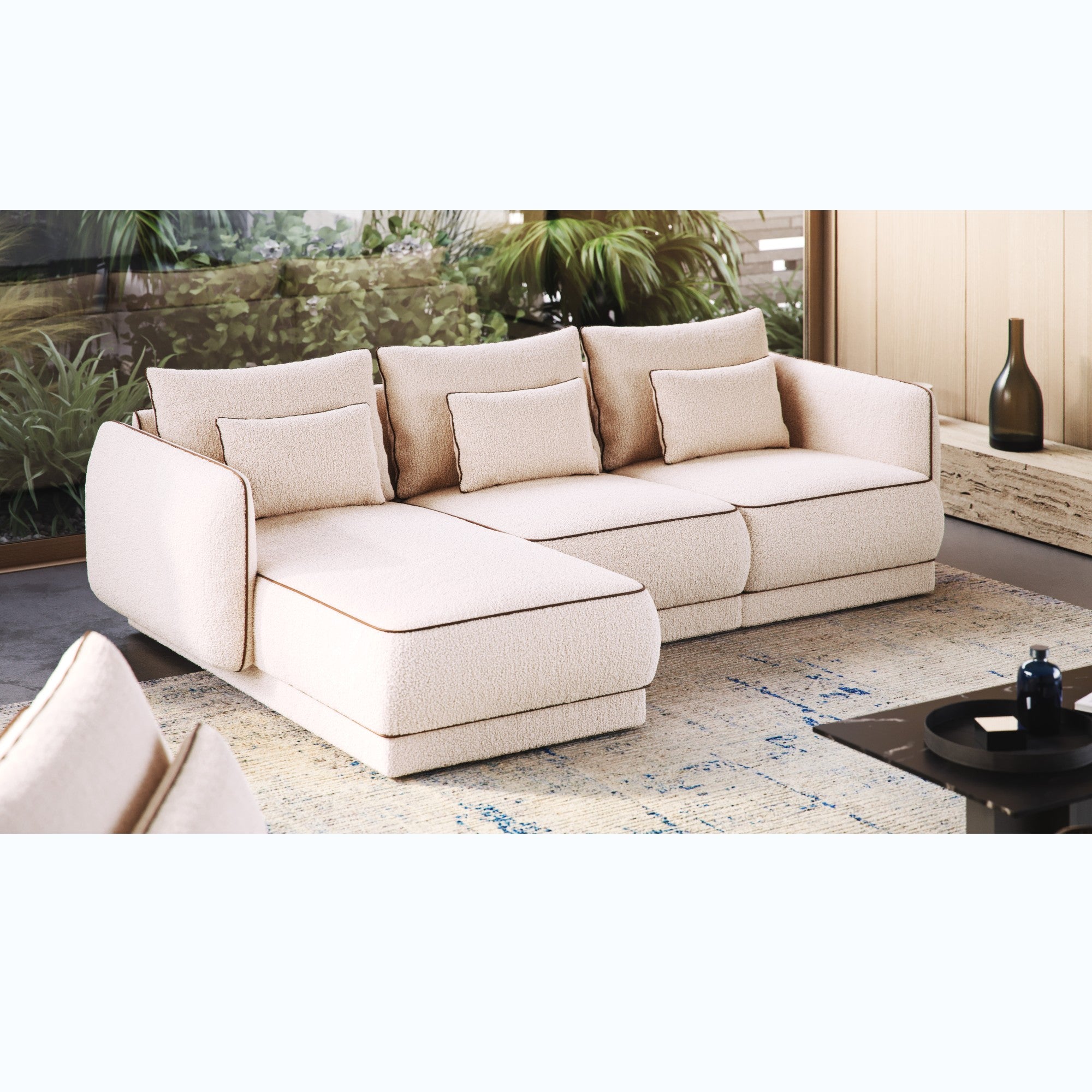 Kutna garnitura Yves 273x159 cm, Materijal: Mogućnost izbora
