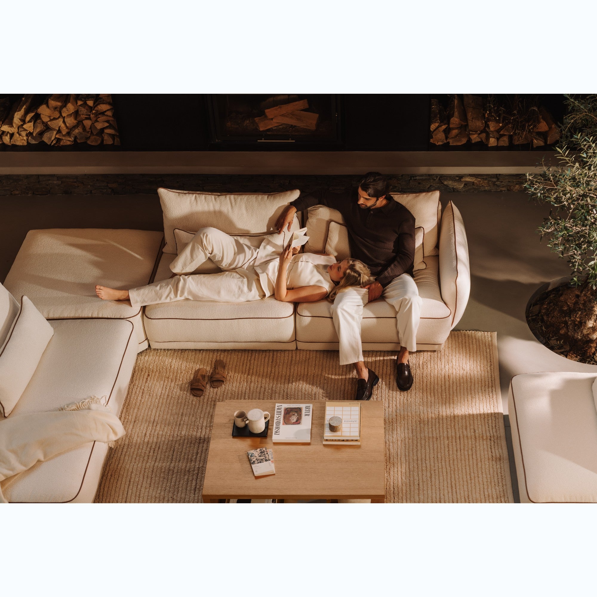 Modularna garnitura Yves 323x253 cm, Materijal: Mogućnost izbora