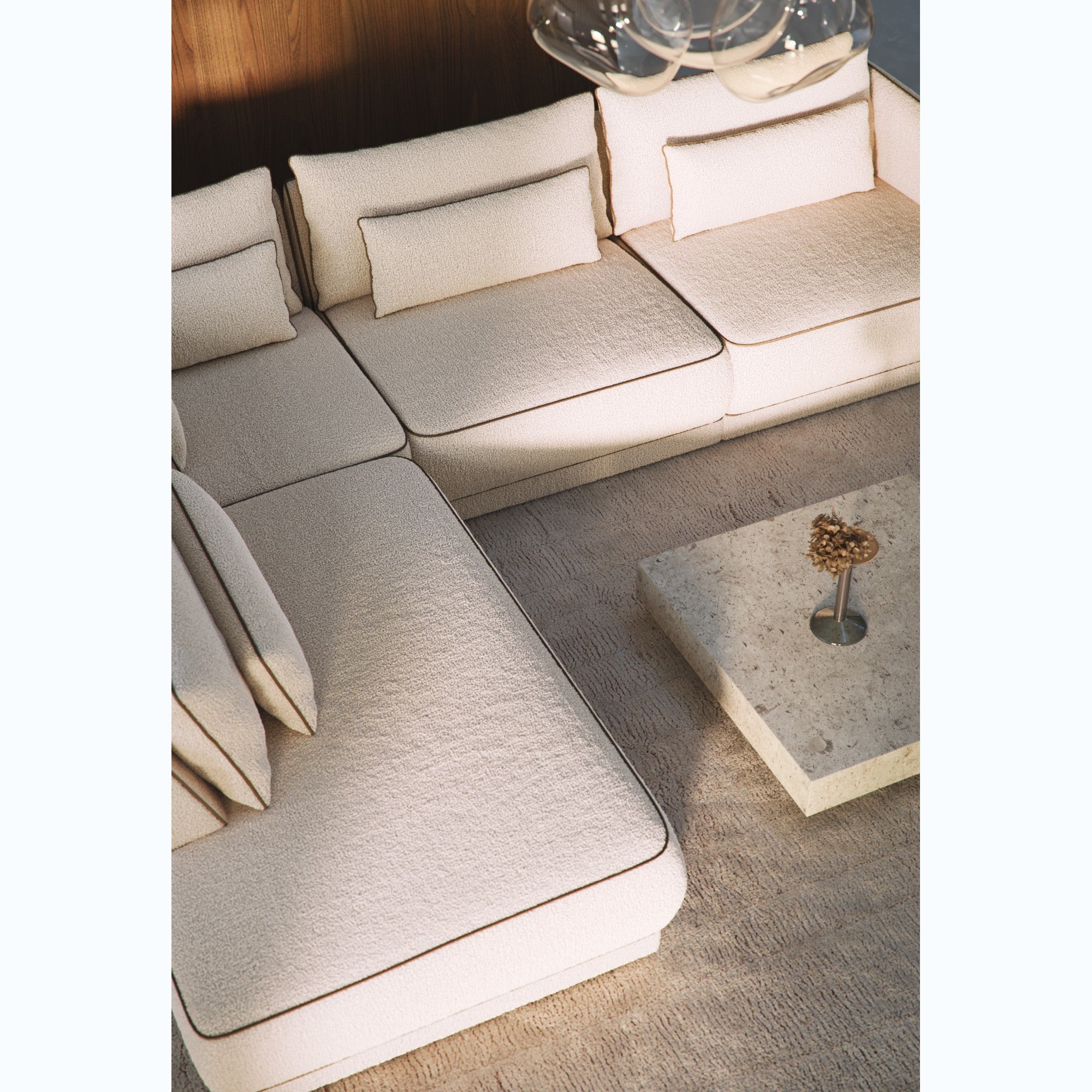 Kutna garnitura Yves 323x253 cm, Materijal: Mogućnost izbora
