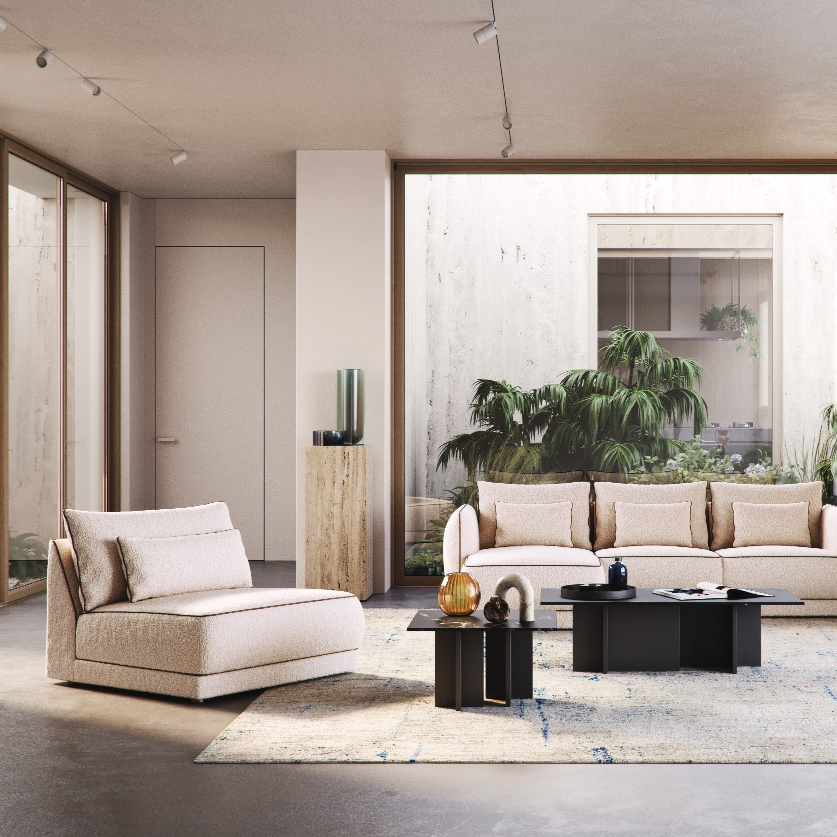 Fotelja Yves 100x100 cm, Materijal: Mogućnost izbora