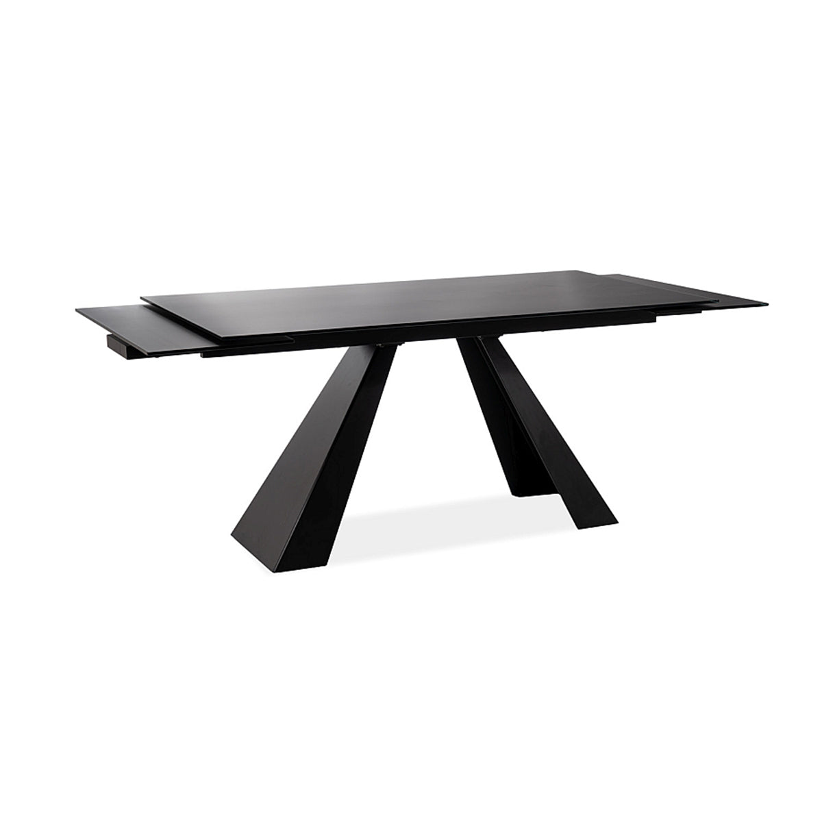 Blagovaonski stol Salvadore, Materijal: Kaljeno staklo