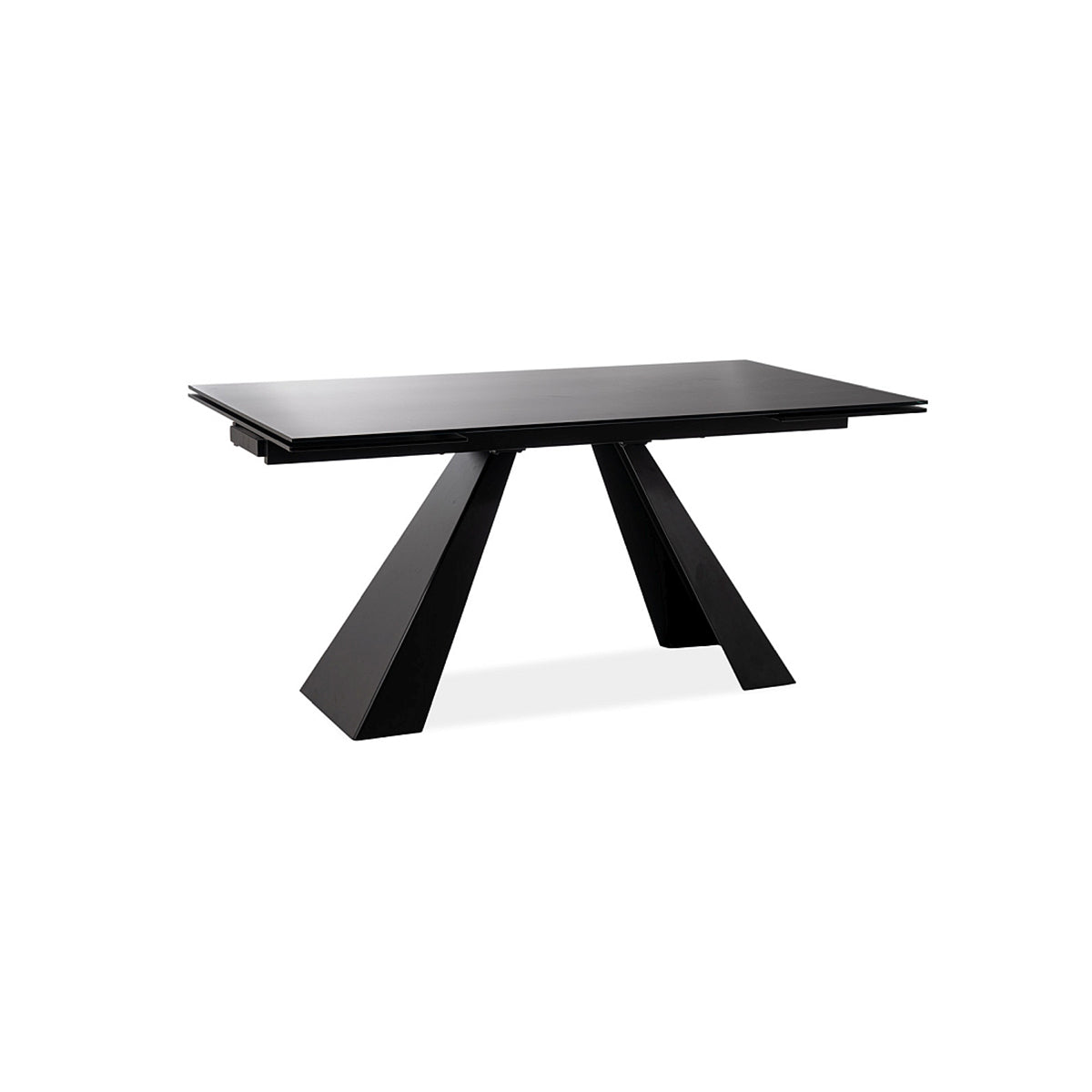 Blagovaonski stol Salvadore, Materijal: Kaljeno staklo