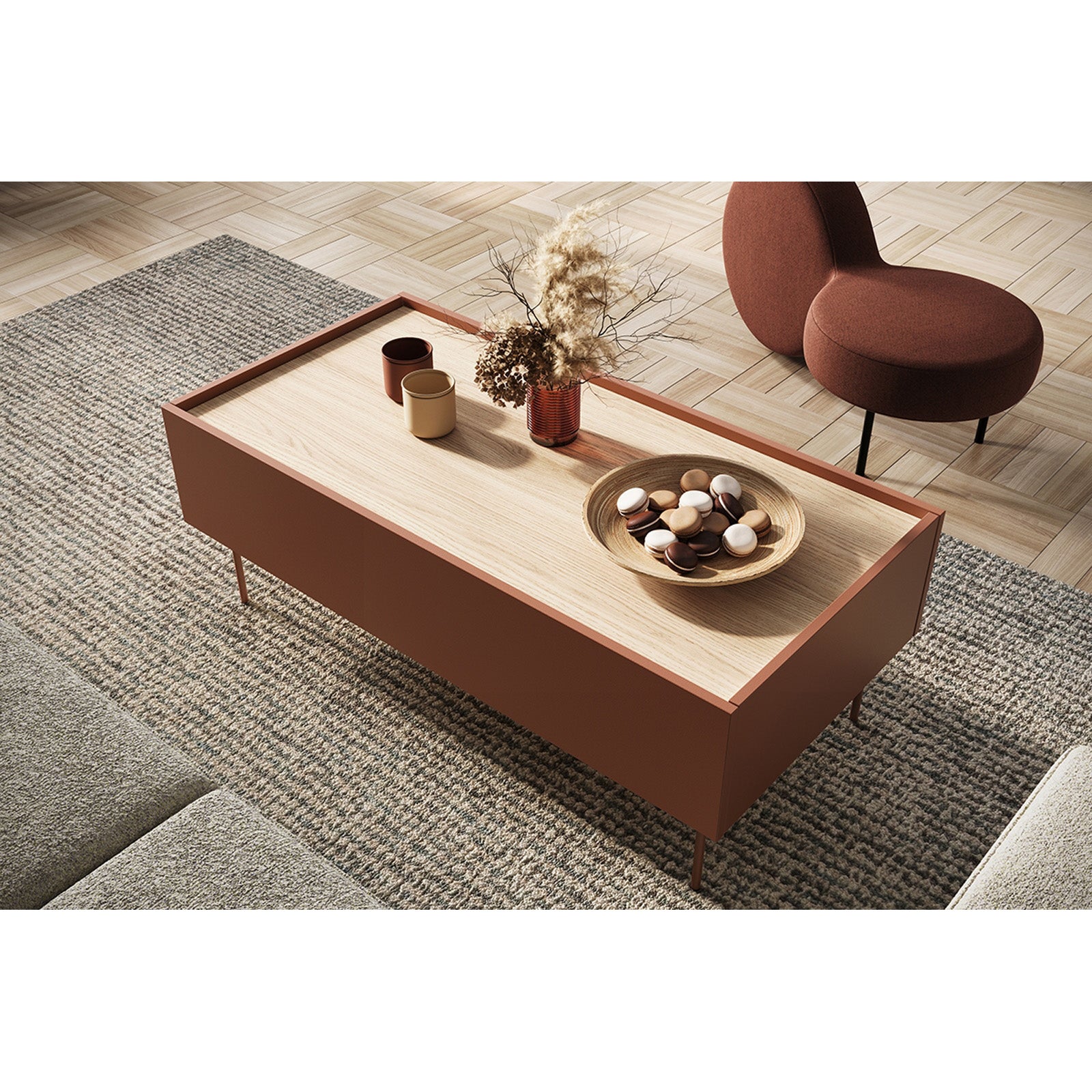 Klub stolić Desin, Materijal: MDF