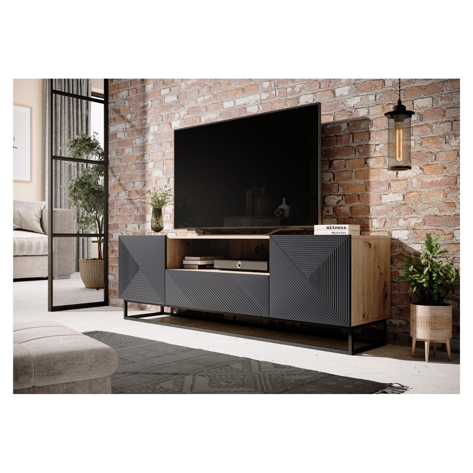 Komoda Asha 167cm, Materijal: hrast