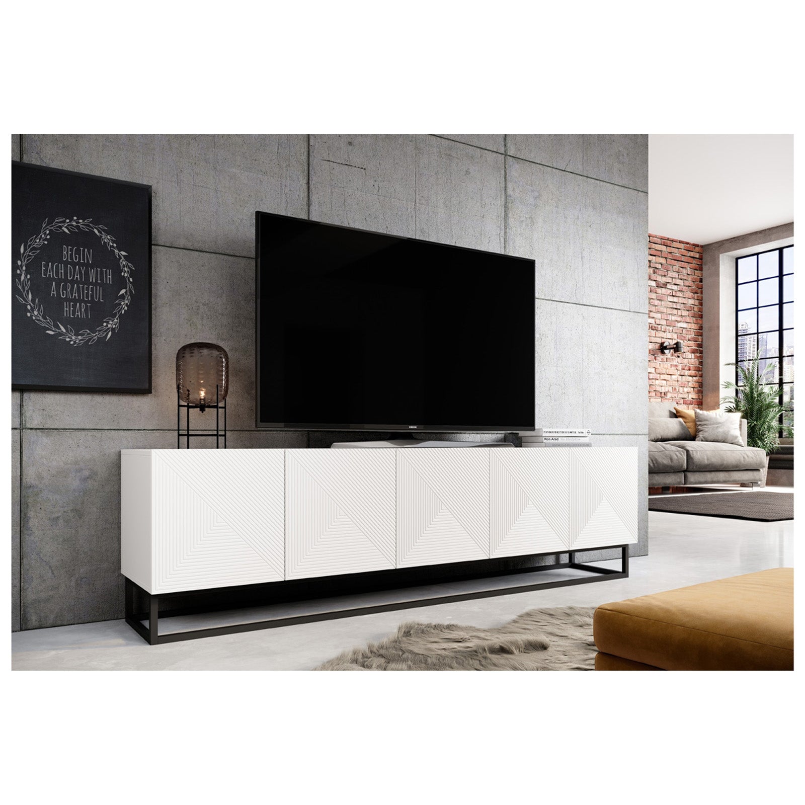 Komoda Asha 200cm, Materijal: hrast