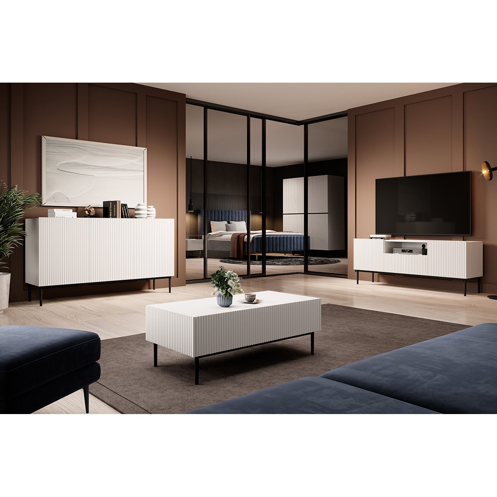 Komoda Nicole 150cm, Materijal: MDF