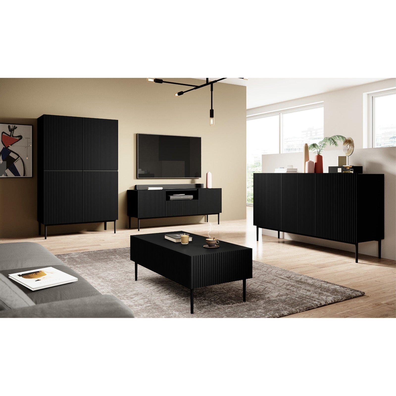 Komoda Nicole 150cm, Materijal: MDF