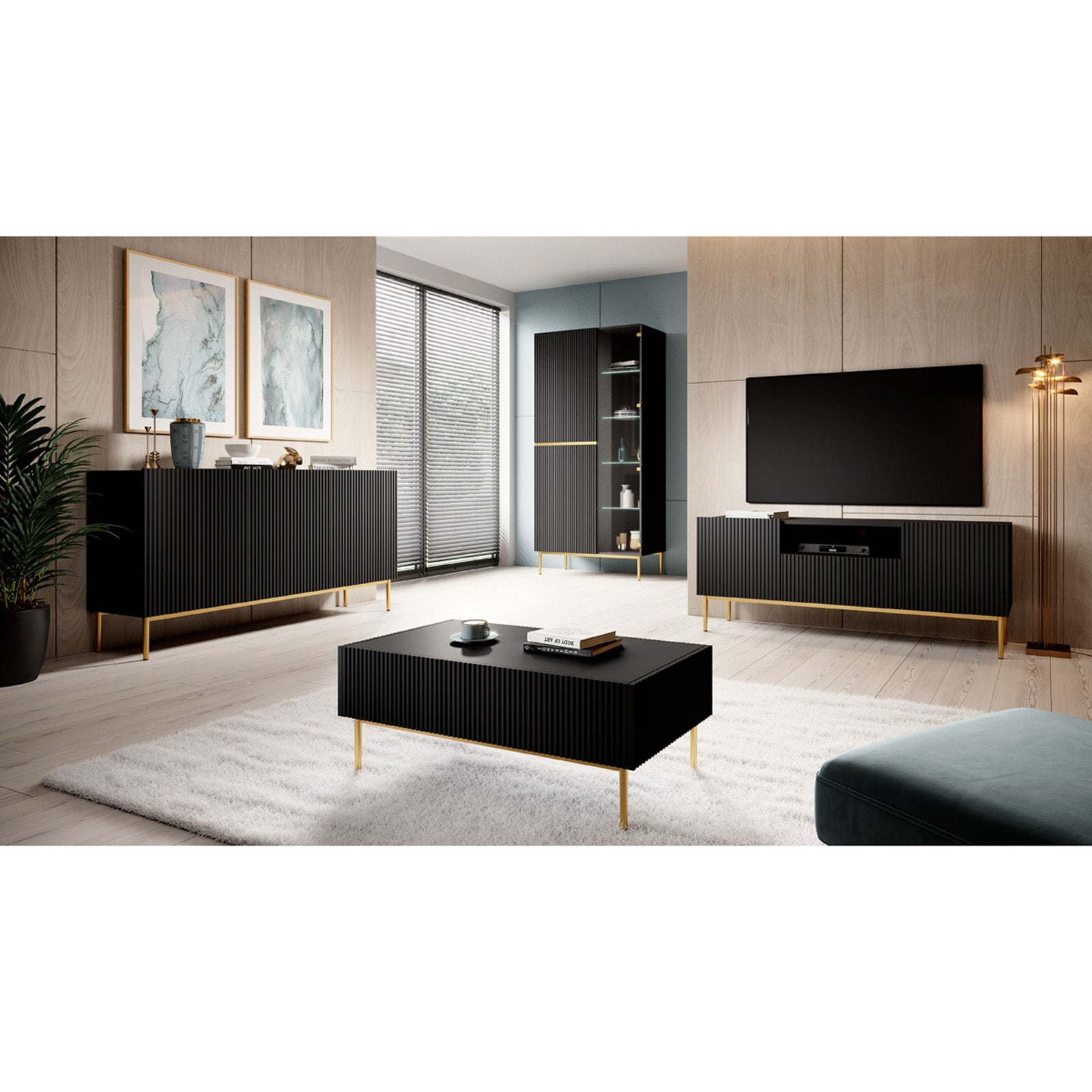 Komoda Nicole 150cm, Materijal: MDF