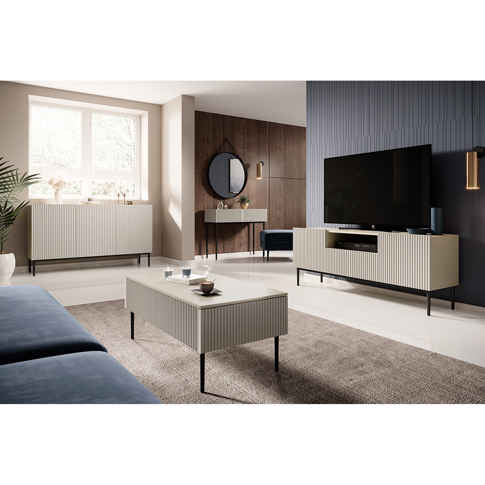 Komoda Nicole 150cm, Materijal: MDF