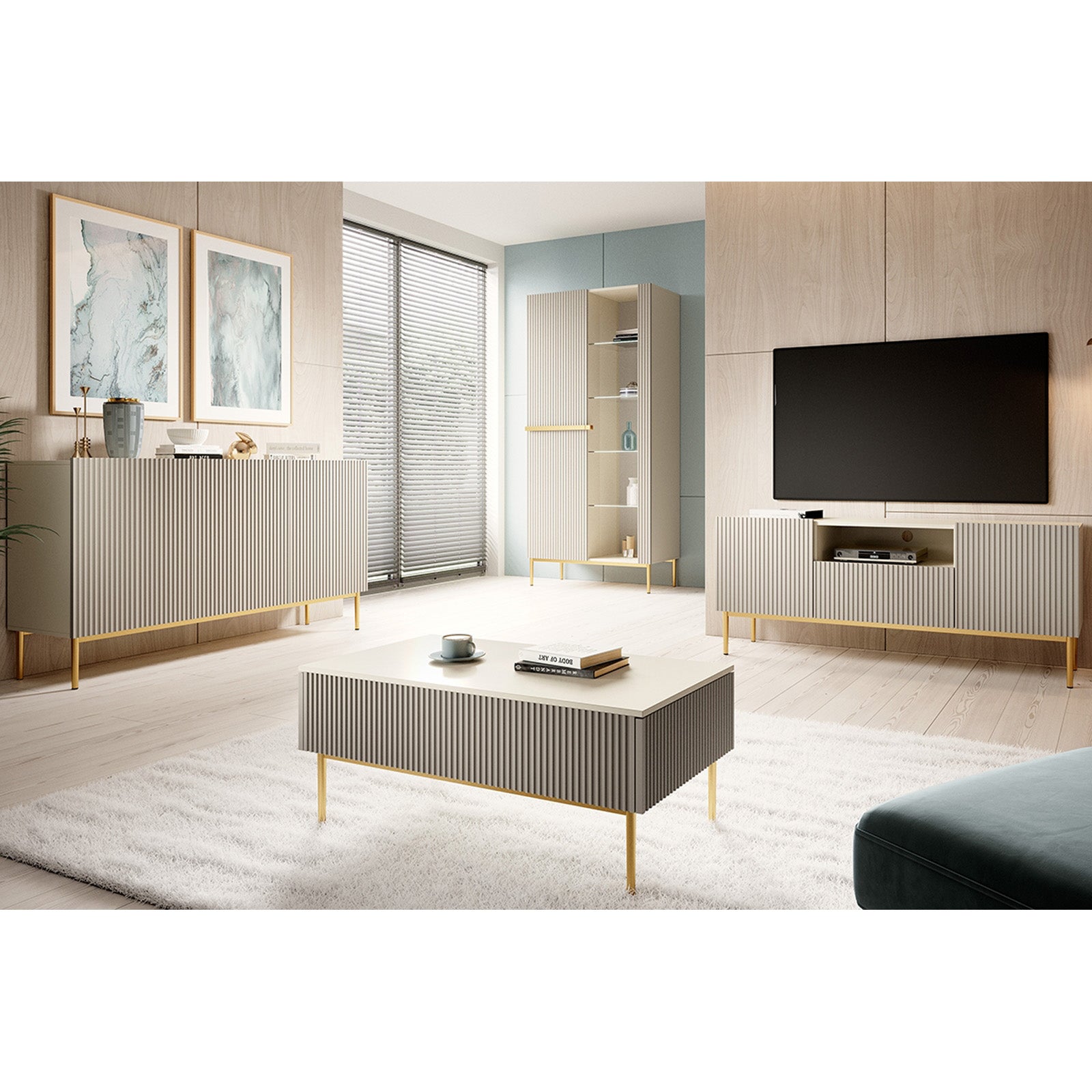 Komoda Nicole 150cm, Materijal: MDF