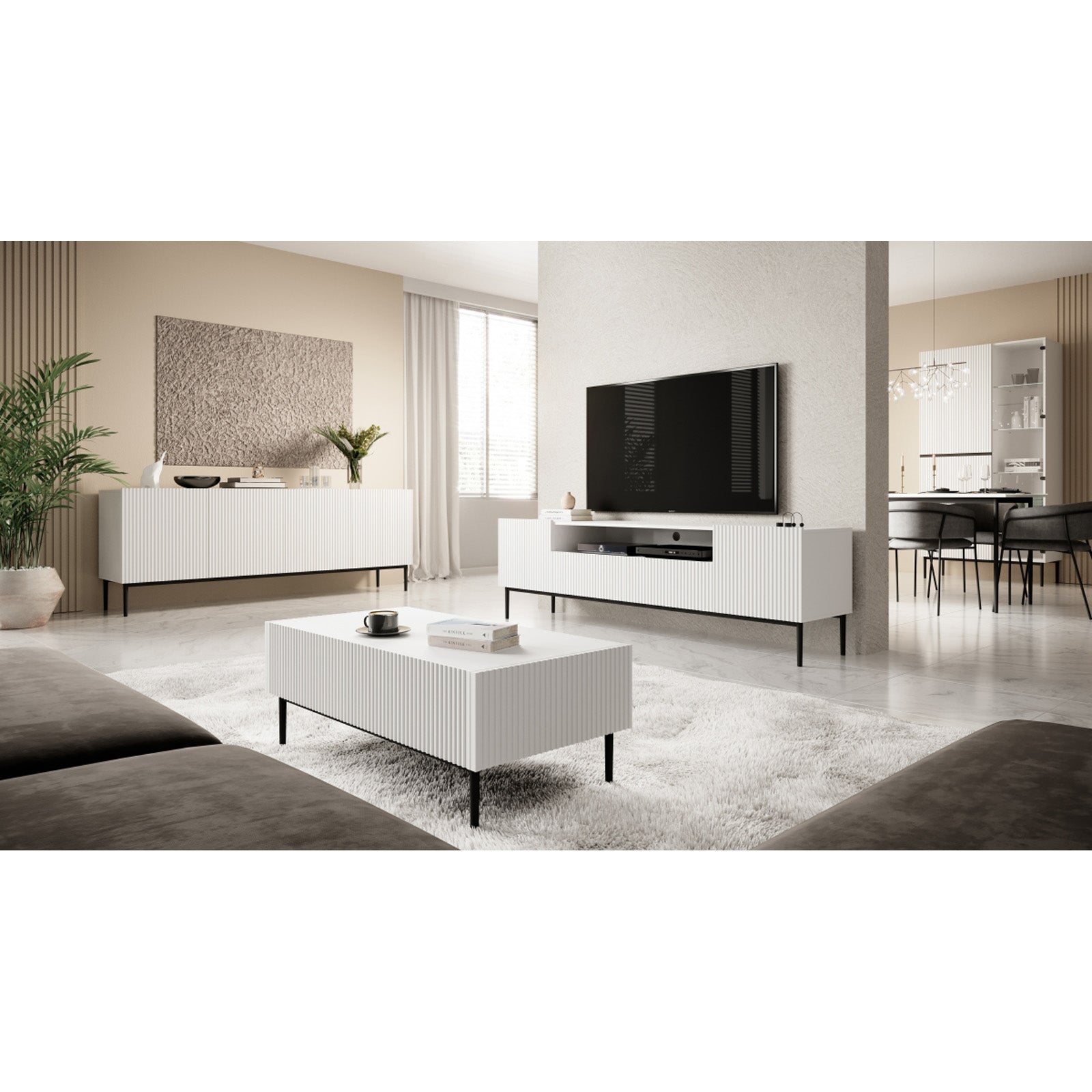 Komoda Nicole 200cm, Materijal: MDF