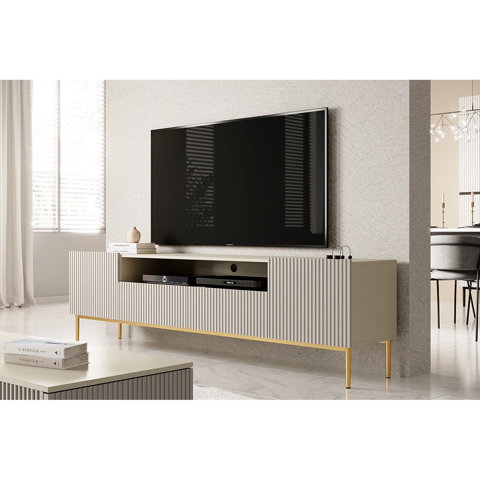 Komoda Nicole 200cm, Materijal: MDF