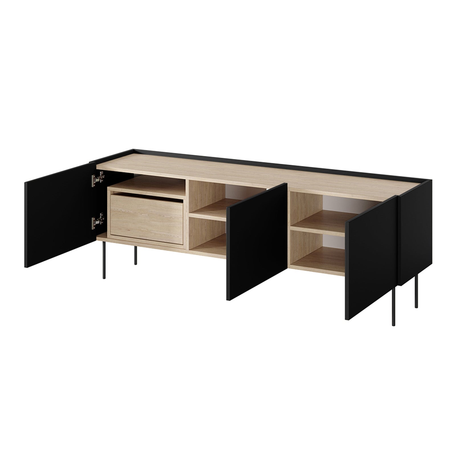 Komoda Desin 170cm, 3 vrata i 1 ladica, Materijal: MDF