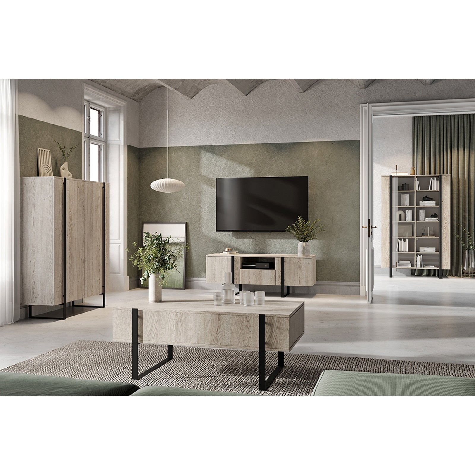 Komoda Verica 150cm, Materijal: Laminirana ploča