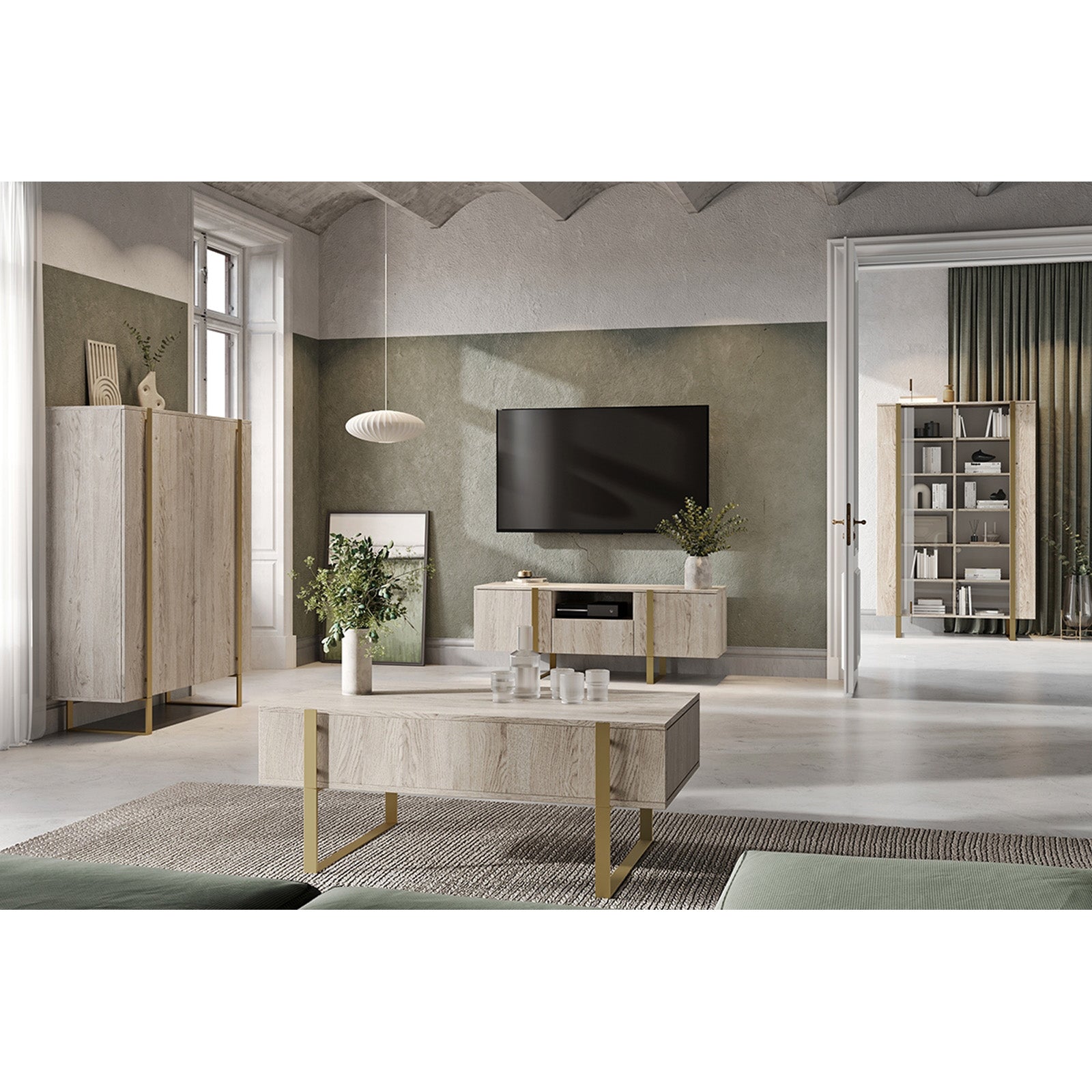 Komoda Verica 150cm, Materijal: Laminirana ploča