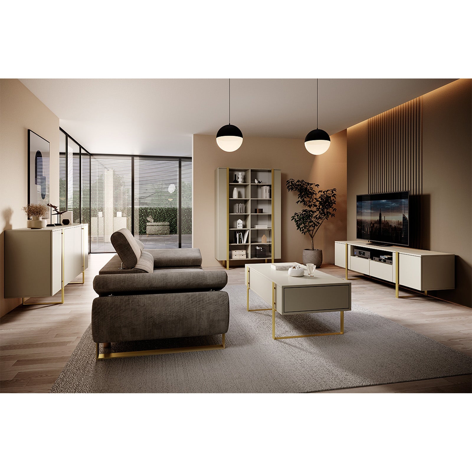 Komoda Verica 200cm, Materijal: Laminirana ploča