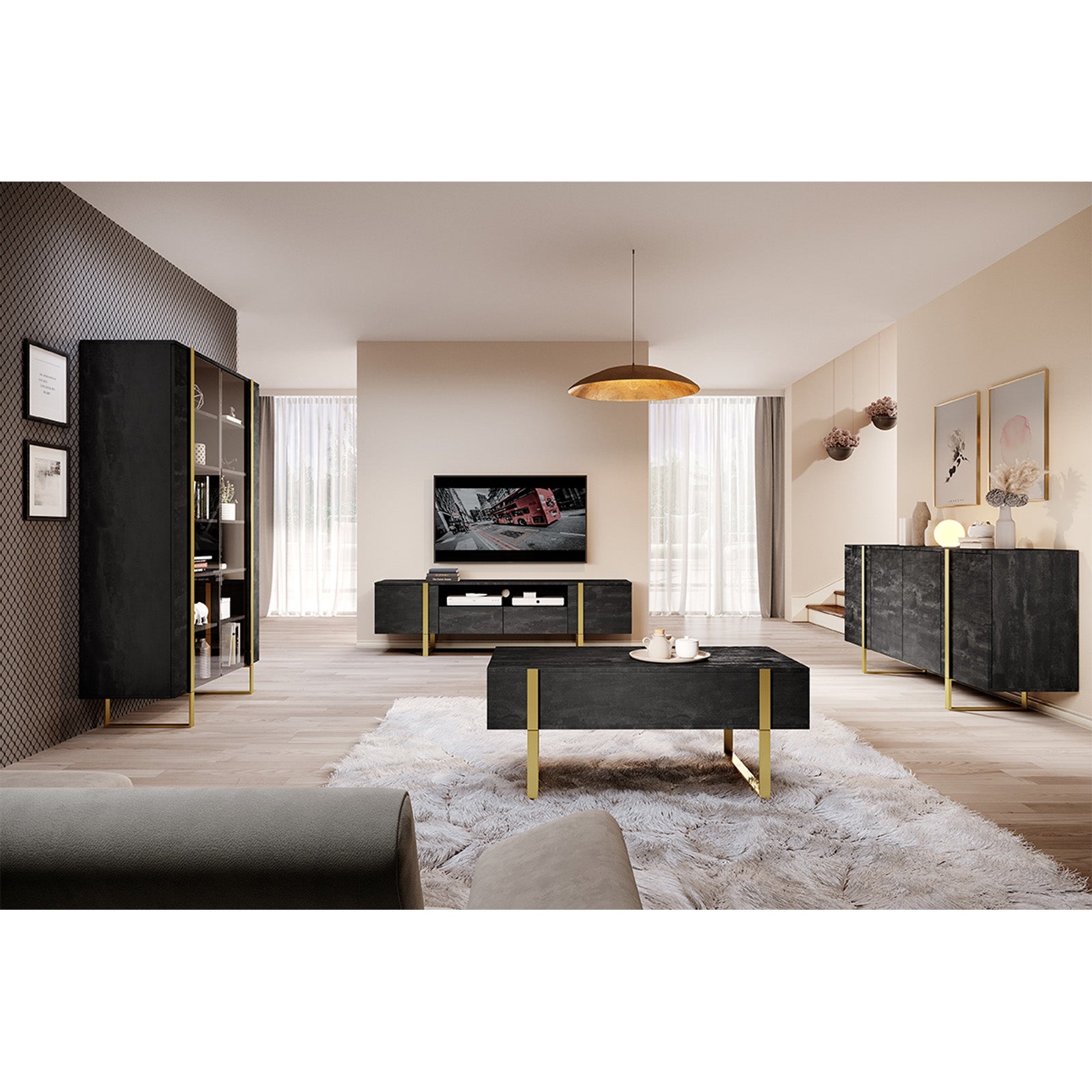 Komoda Verica 200cm, Materijal: Laminirana ploča