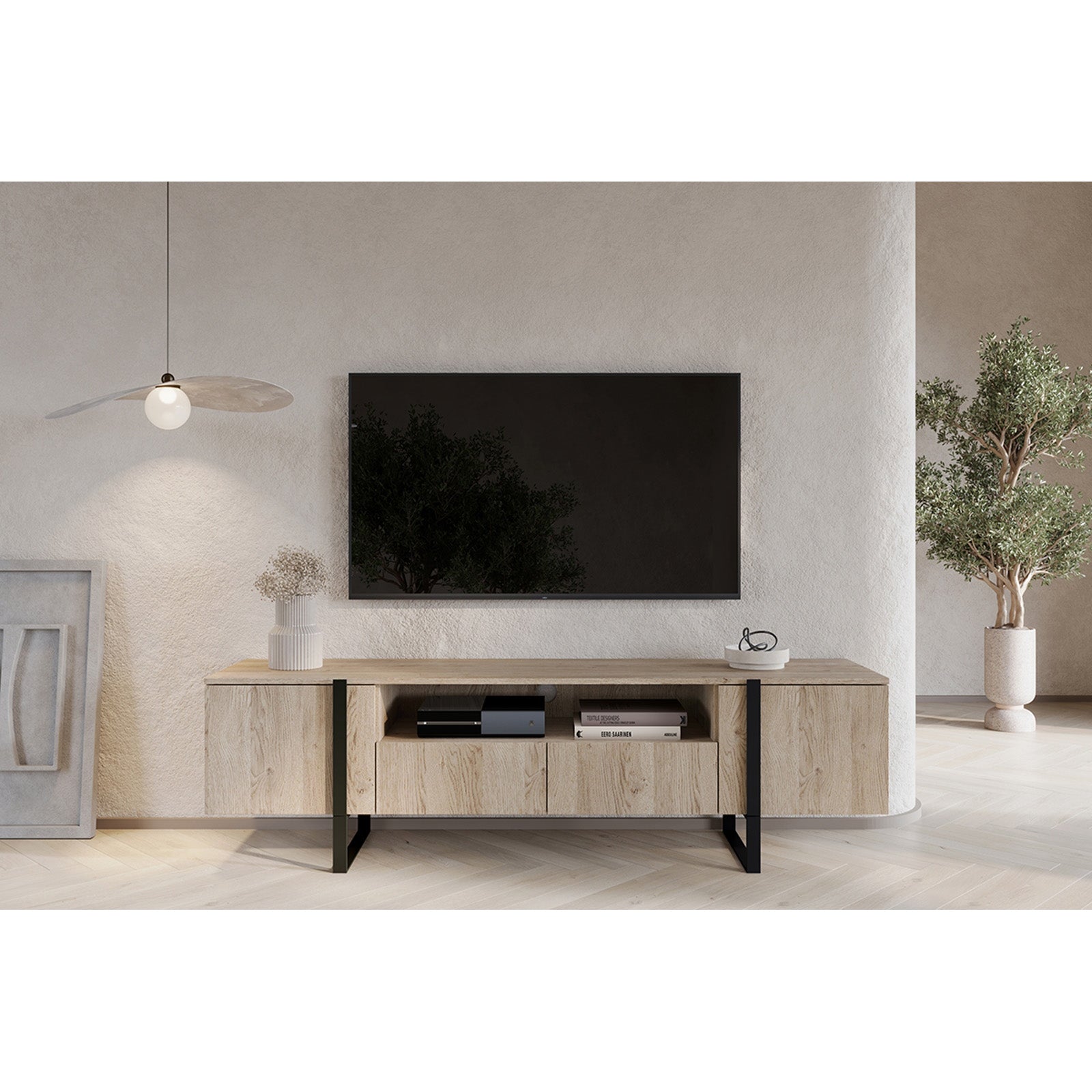 Komoda Verica 200cm, Materijal: Laminirana ploča