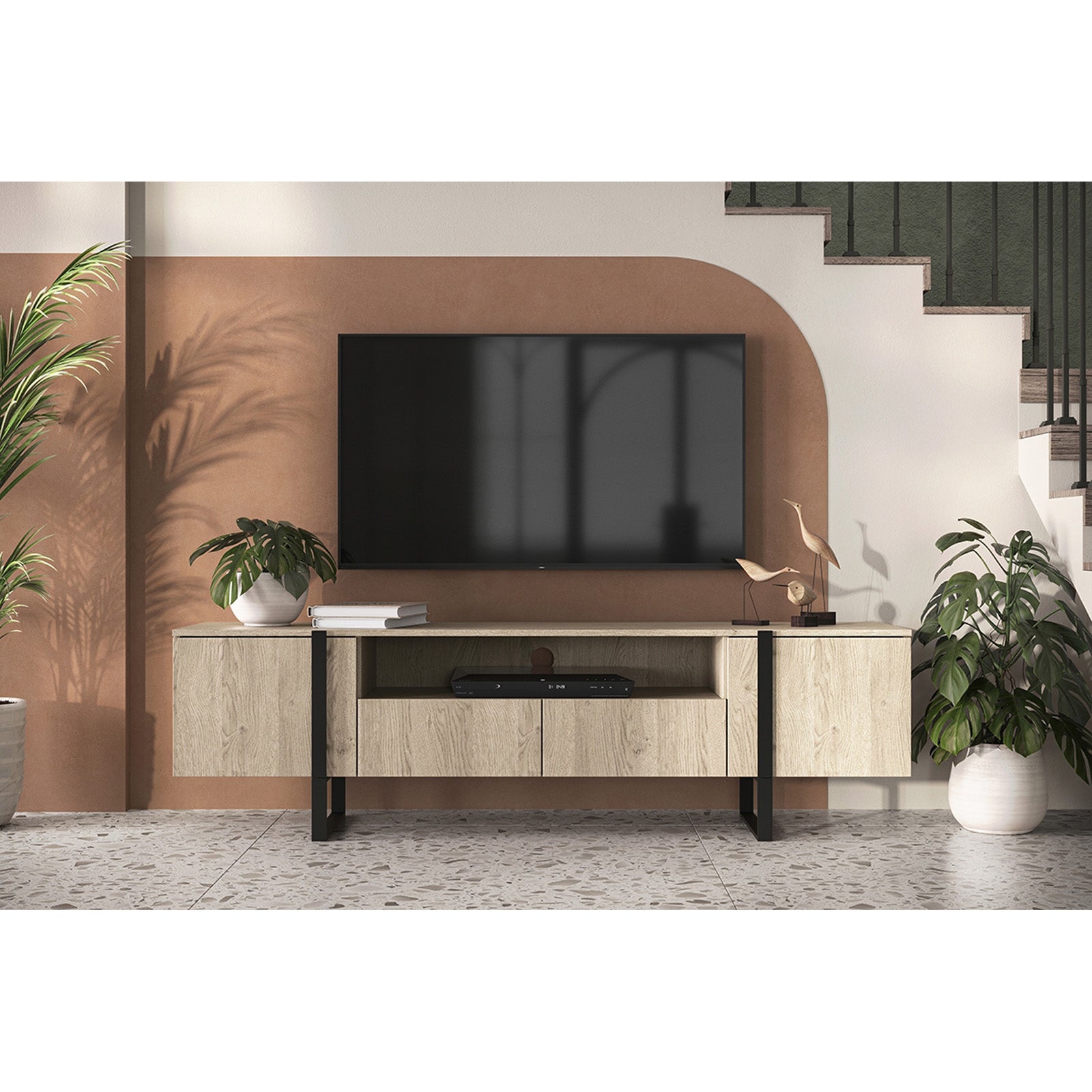 Komoda Verica 200cm, Materijal: Laminirana ploča