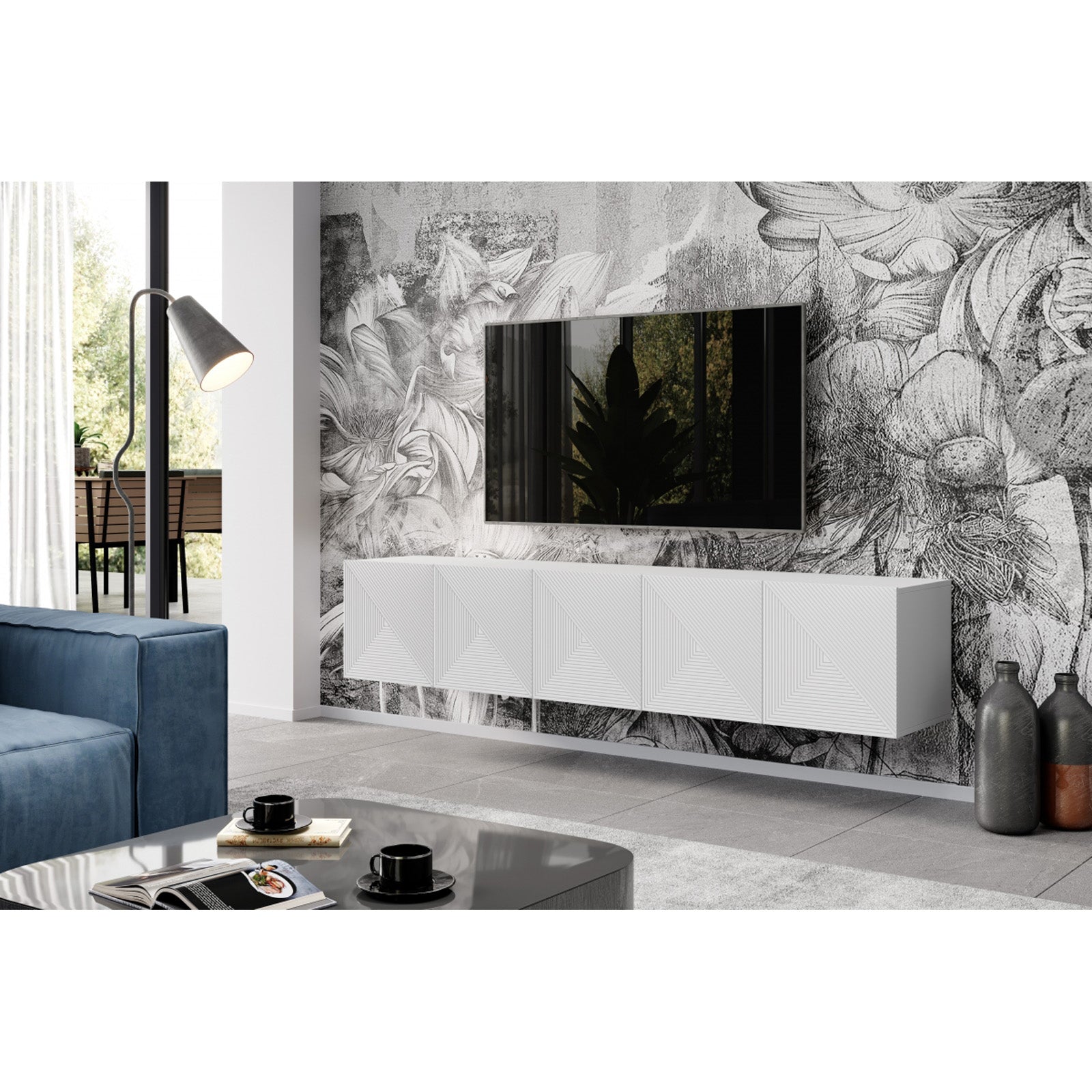 Komoda Asha 200cm, Materijal: hrast