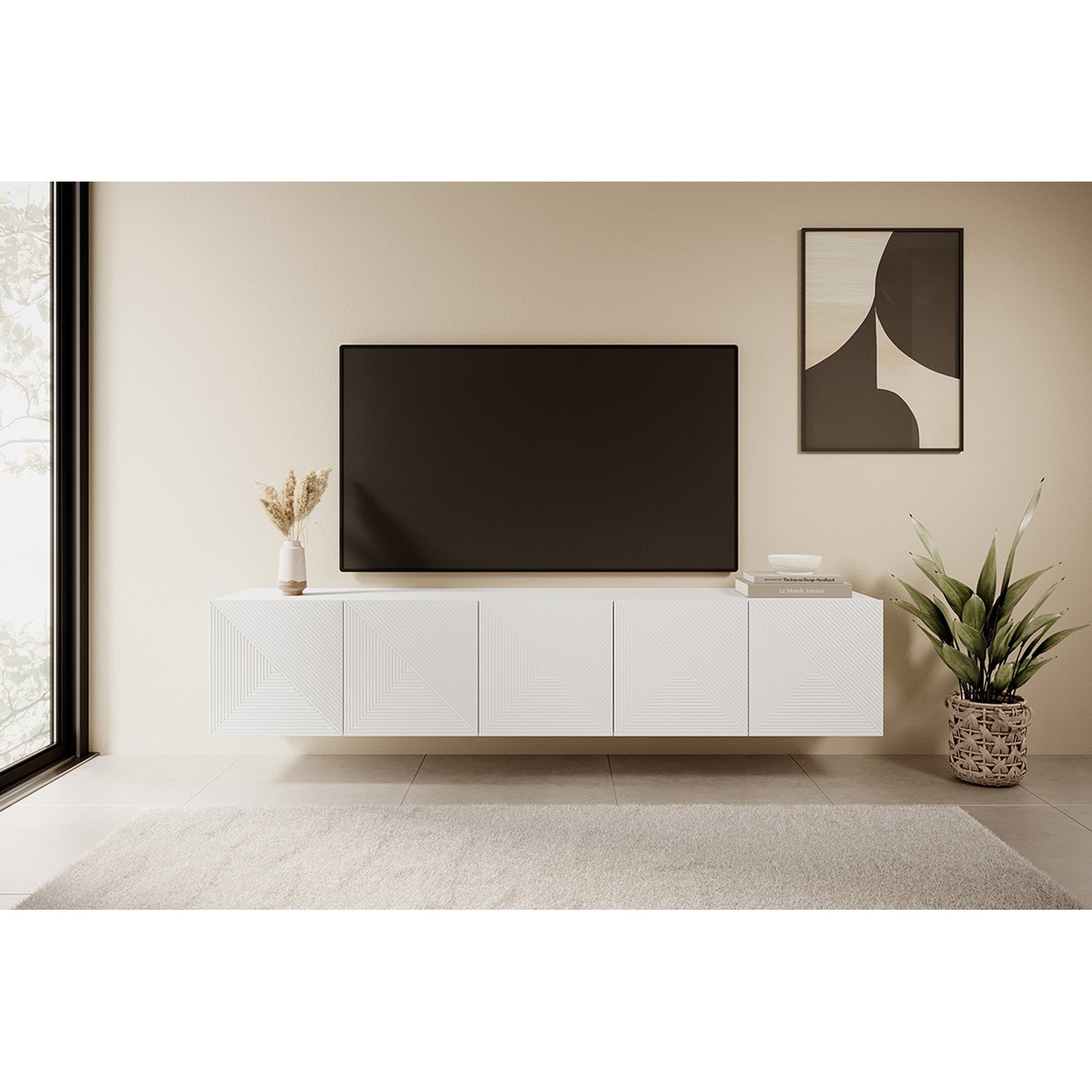 Komoda Asha 200cm, Materijal: hrast