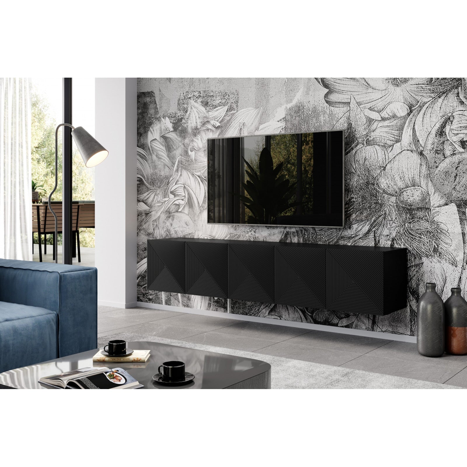 Komoda Asha 200cm, Materijal: hrast