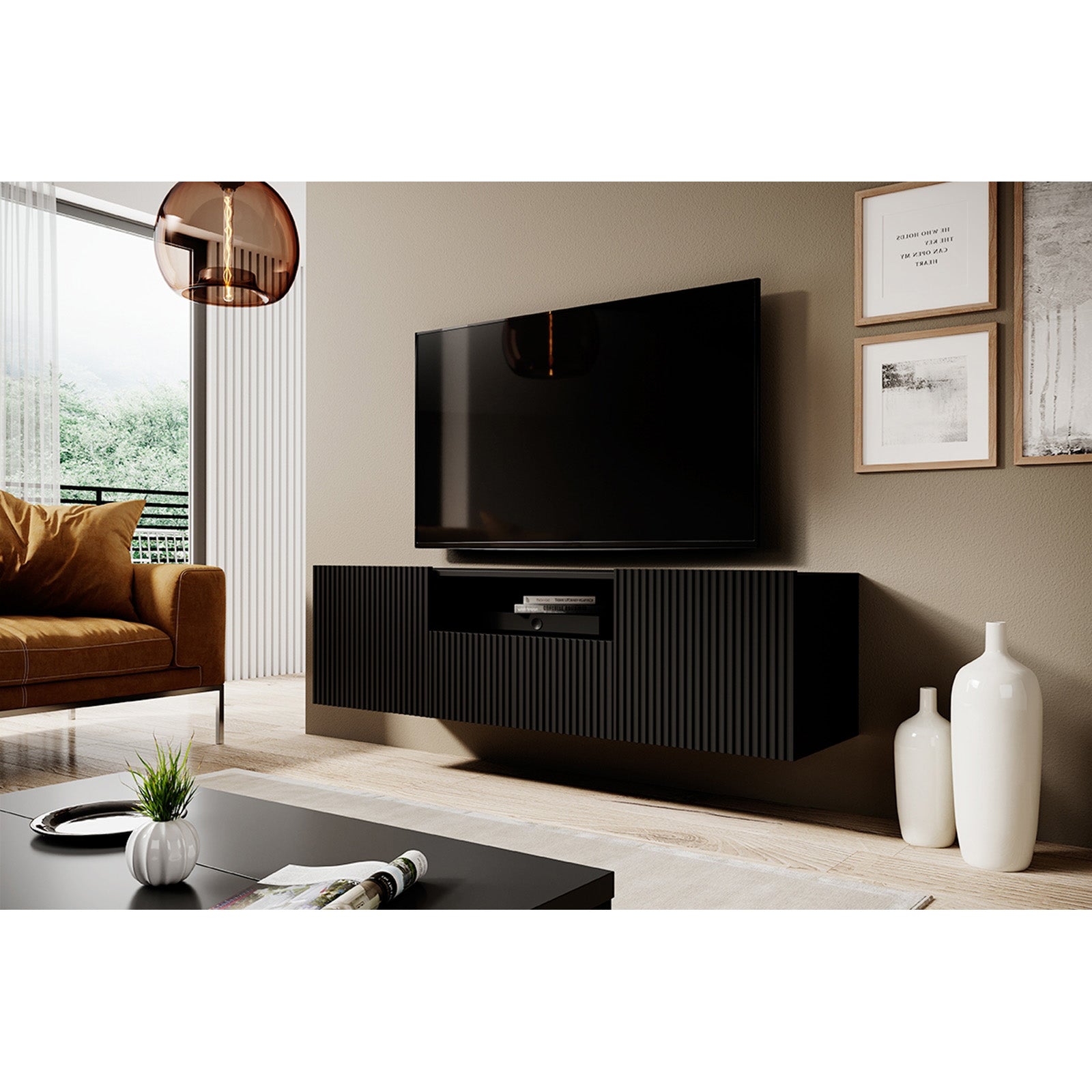 Komoda Nicole 150cm, Materijal: MDF