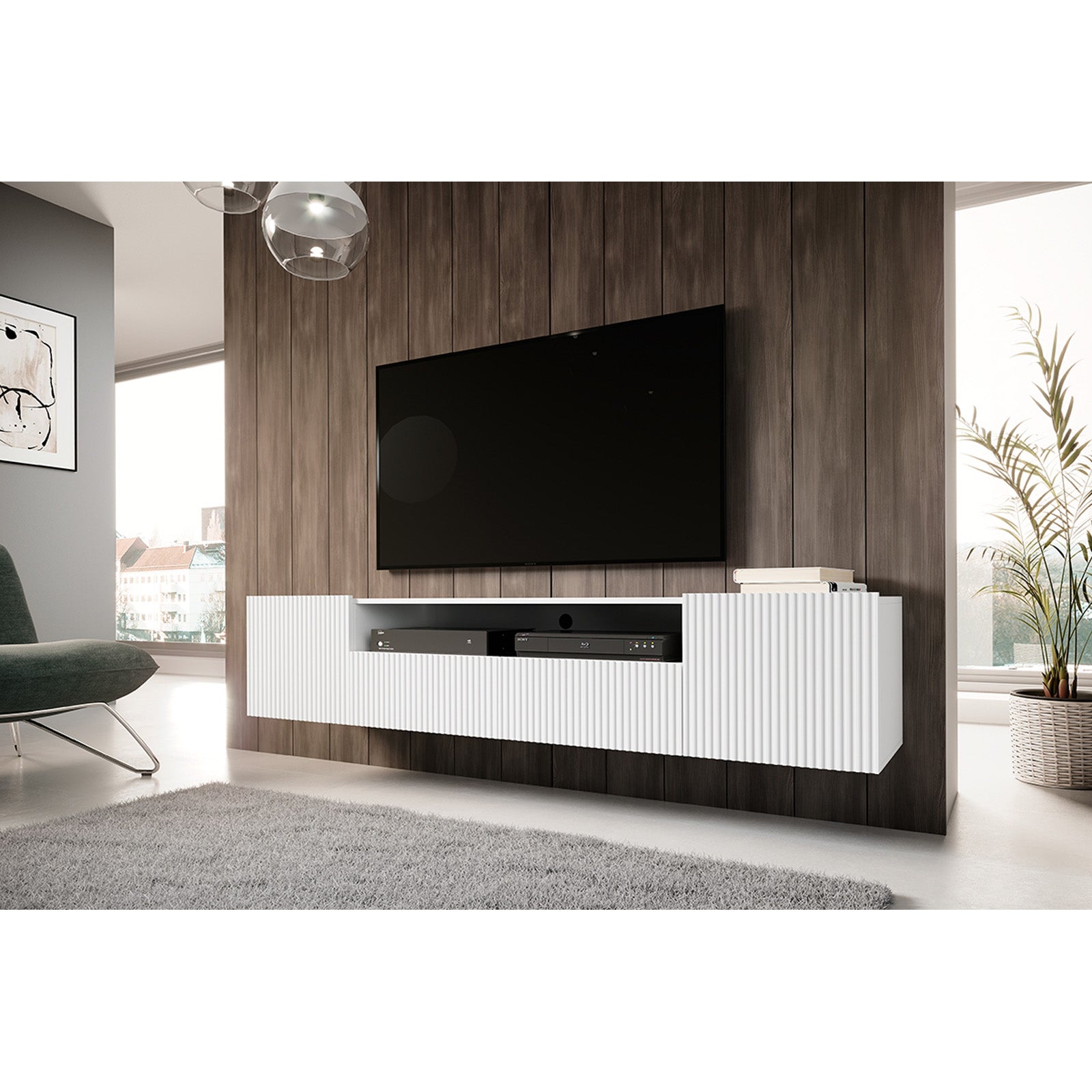 Komoda Nicole 200cm, Materijal: MDF