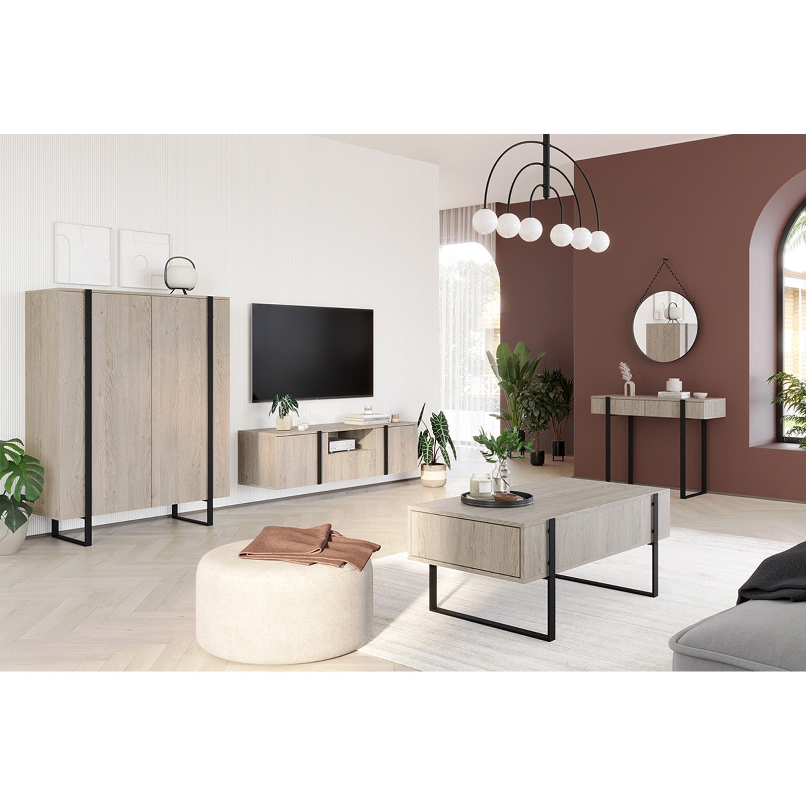 Komoda Verica 150cm, Materijal: Laminirana ploča