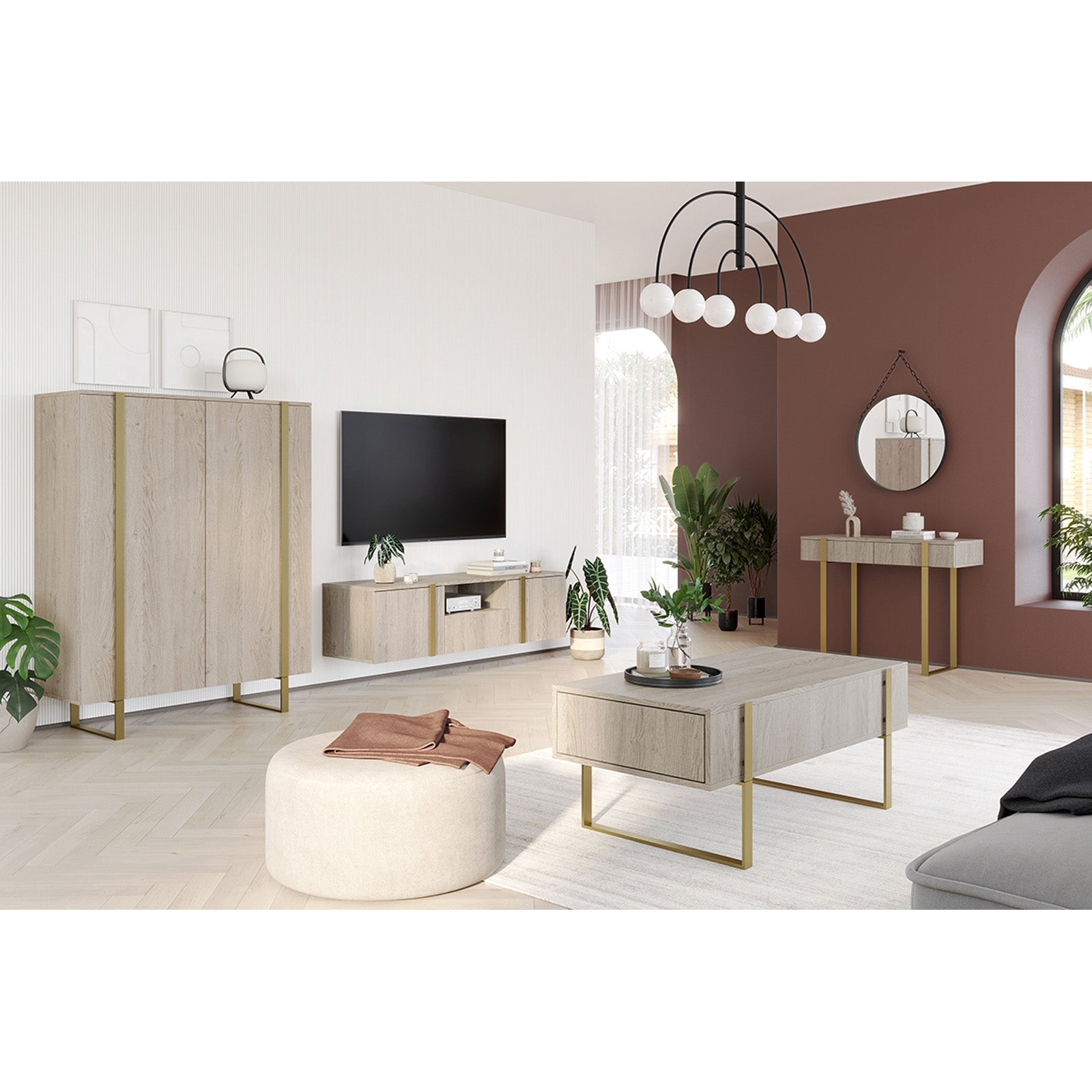 Komoda Verica 150cm, Materijal: Laminirana ploča