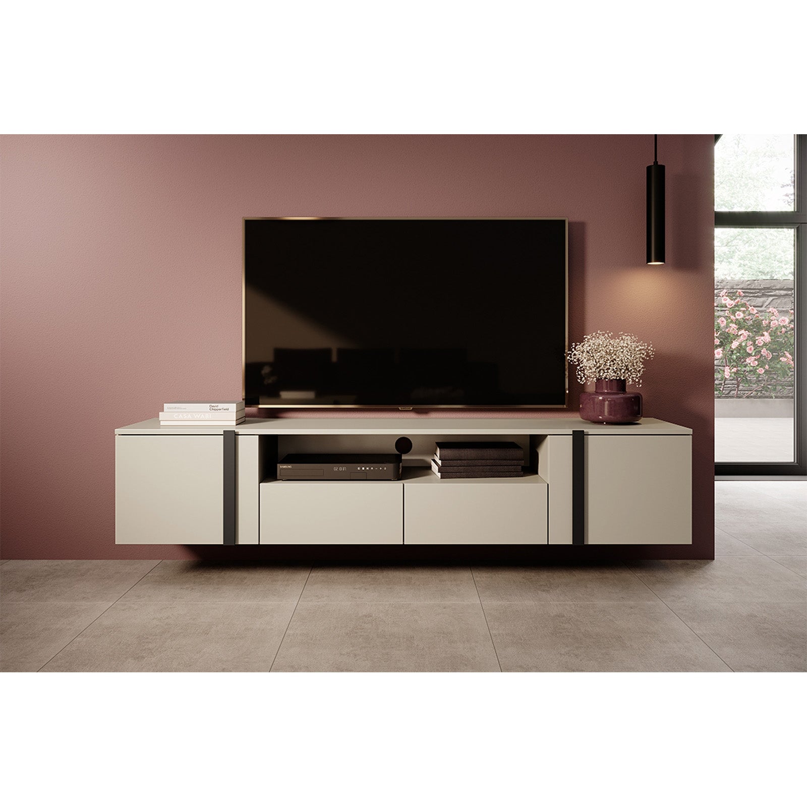 Komoda Verica 200cm, Materijal: Laminirana ploča