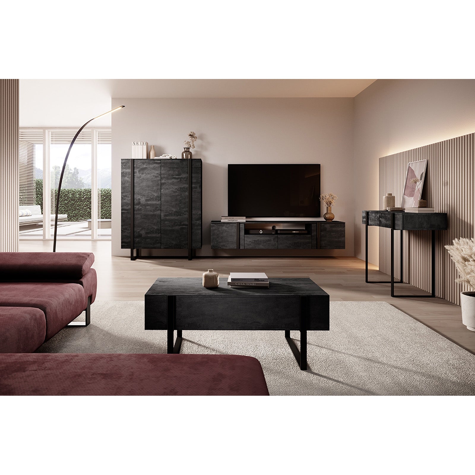 Komoda Verica 200cm, Materijal: Laminirana ploča