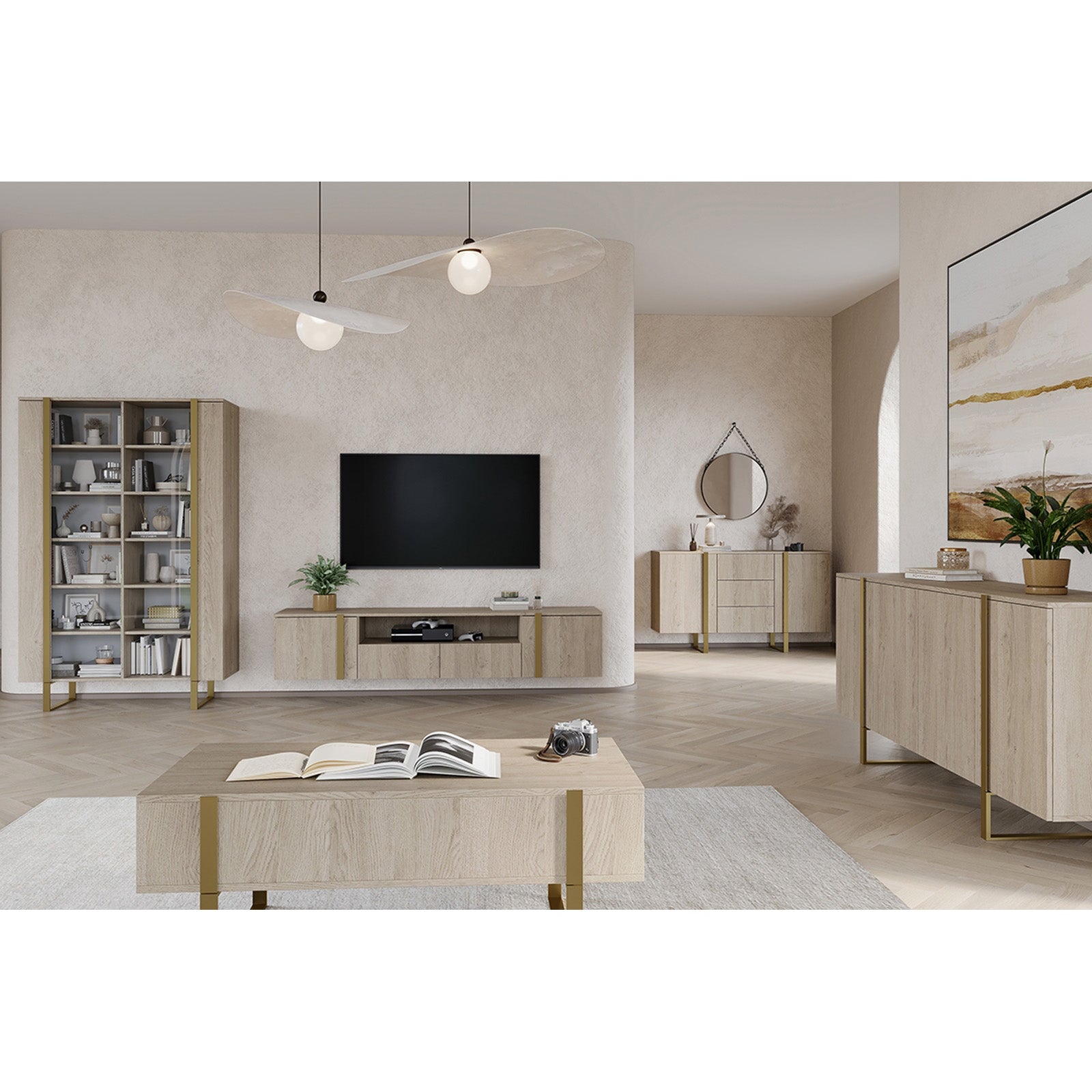 Komoda Verica 200cm, Materijal: Laminirana ploča