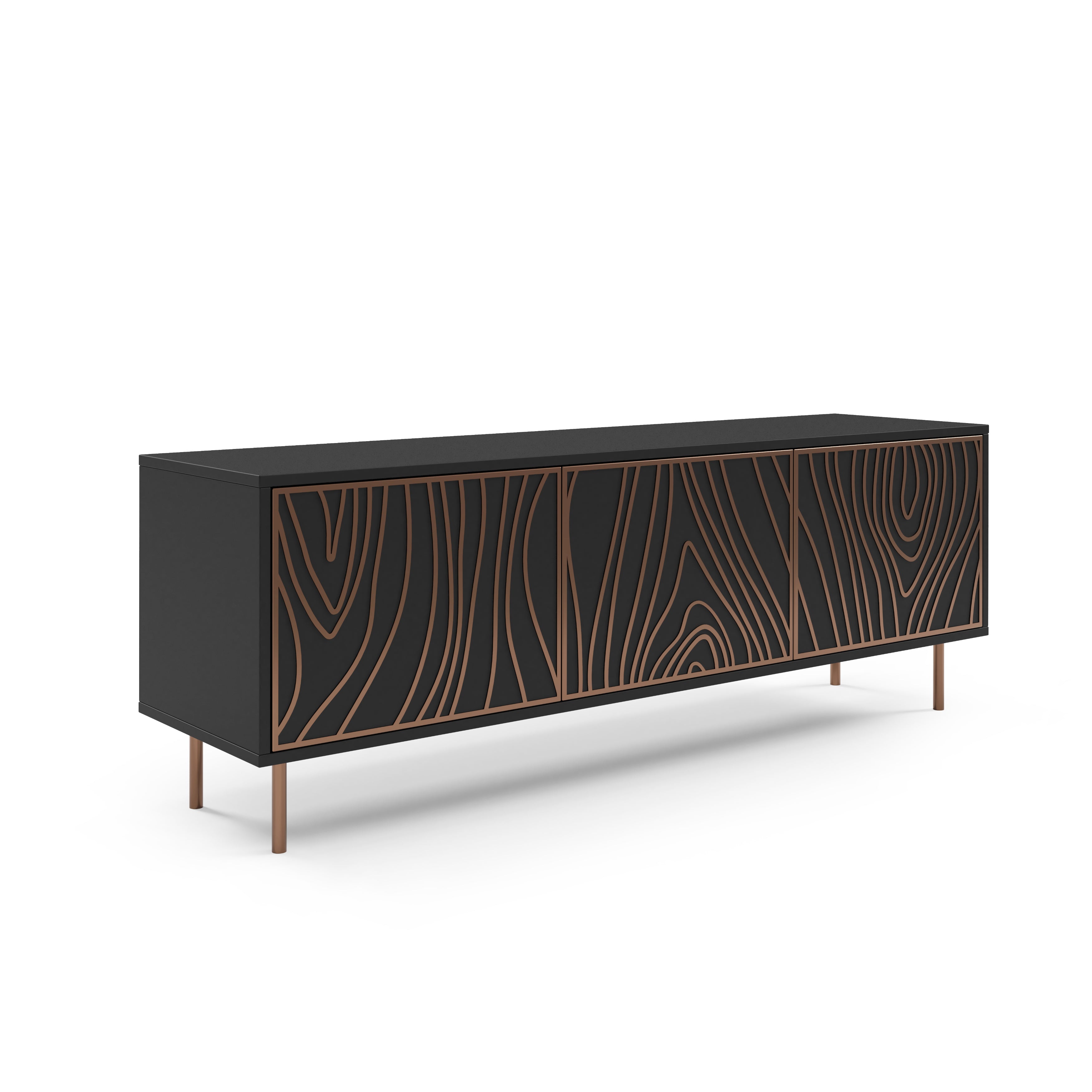 Tv Komoda Tivaro 161x38cm, Materijal: Laminirana ploča