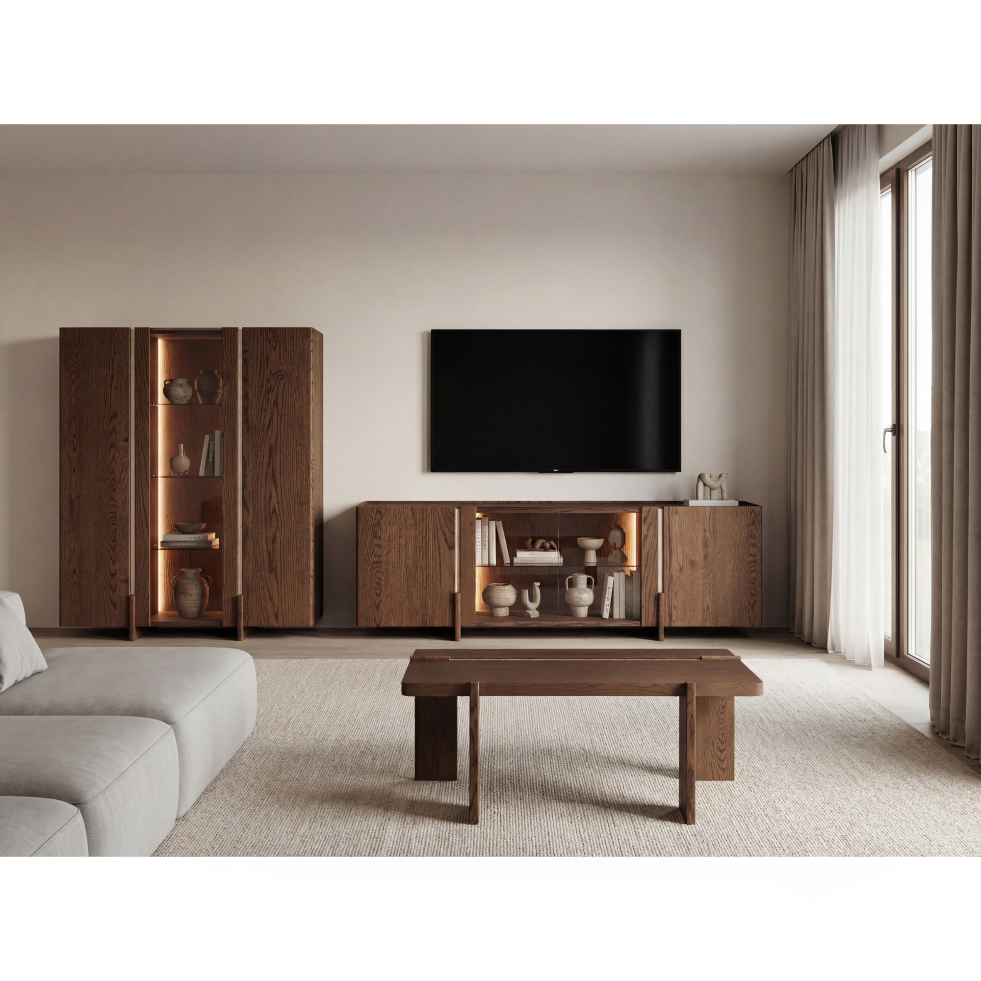 TV Komoda Tivoli 180x46 cm, Materijal: Mogućnost izbora