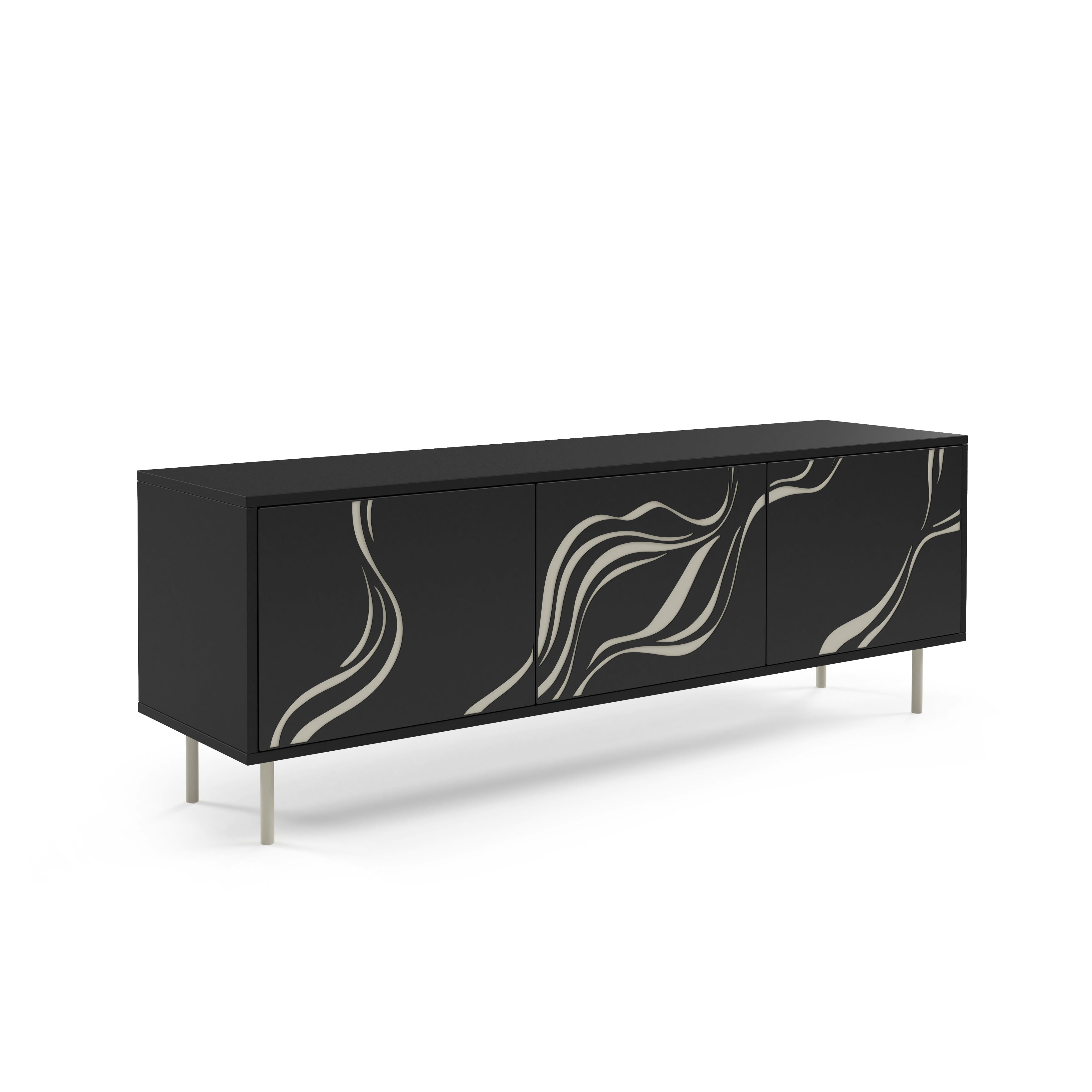 Tv Komoda Vintro 161x38cm, Materijal: Laminirana ploča